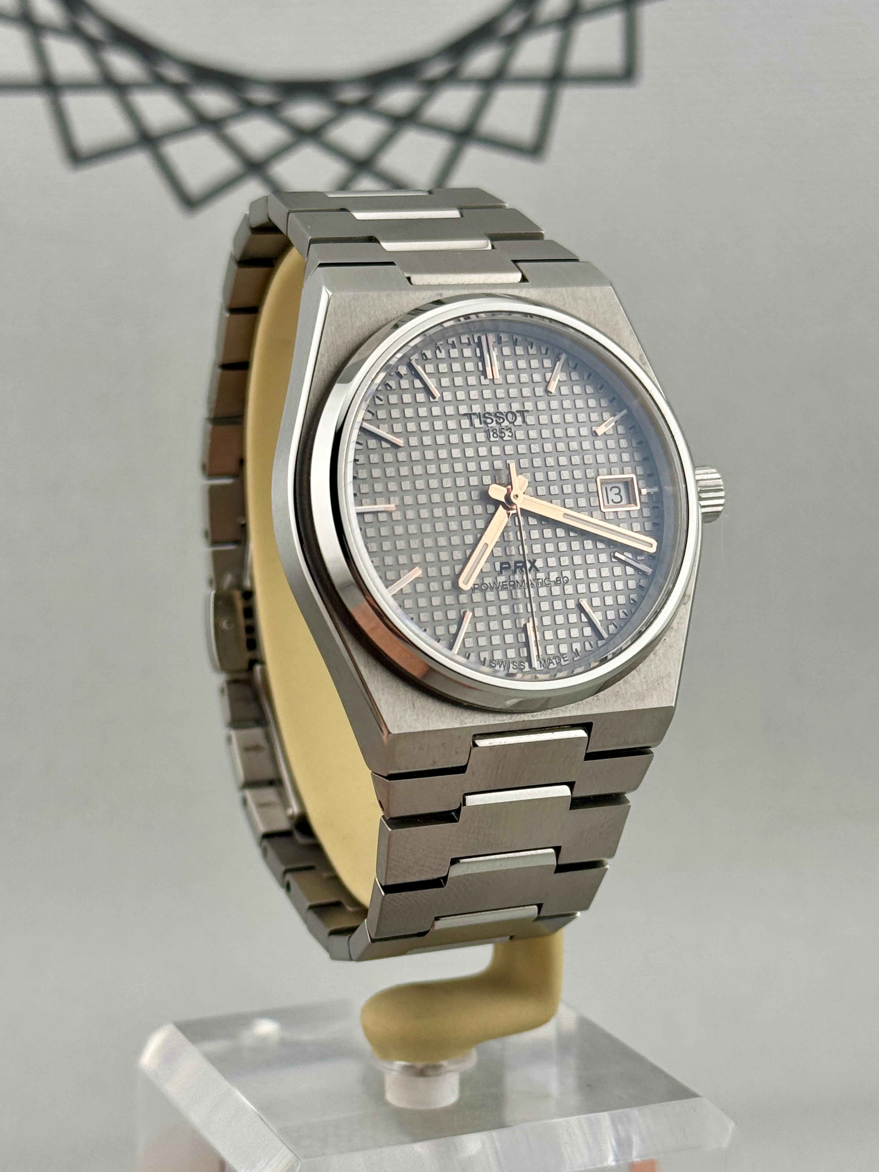 2026 Tissot PRX Auto 38mm Titanium T137.807.44.061.00 Full Set PX/Finance