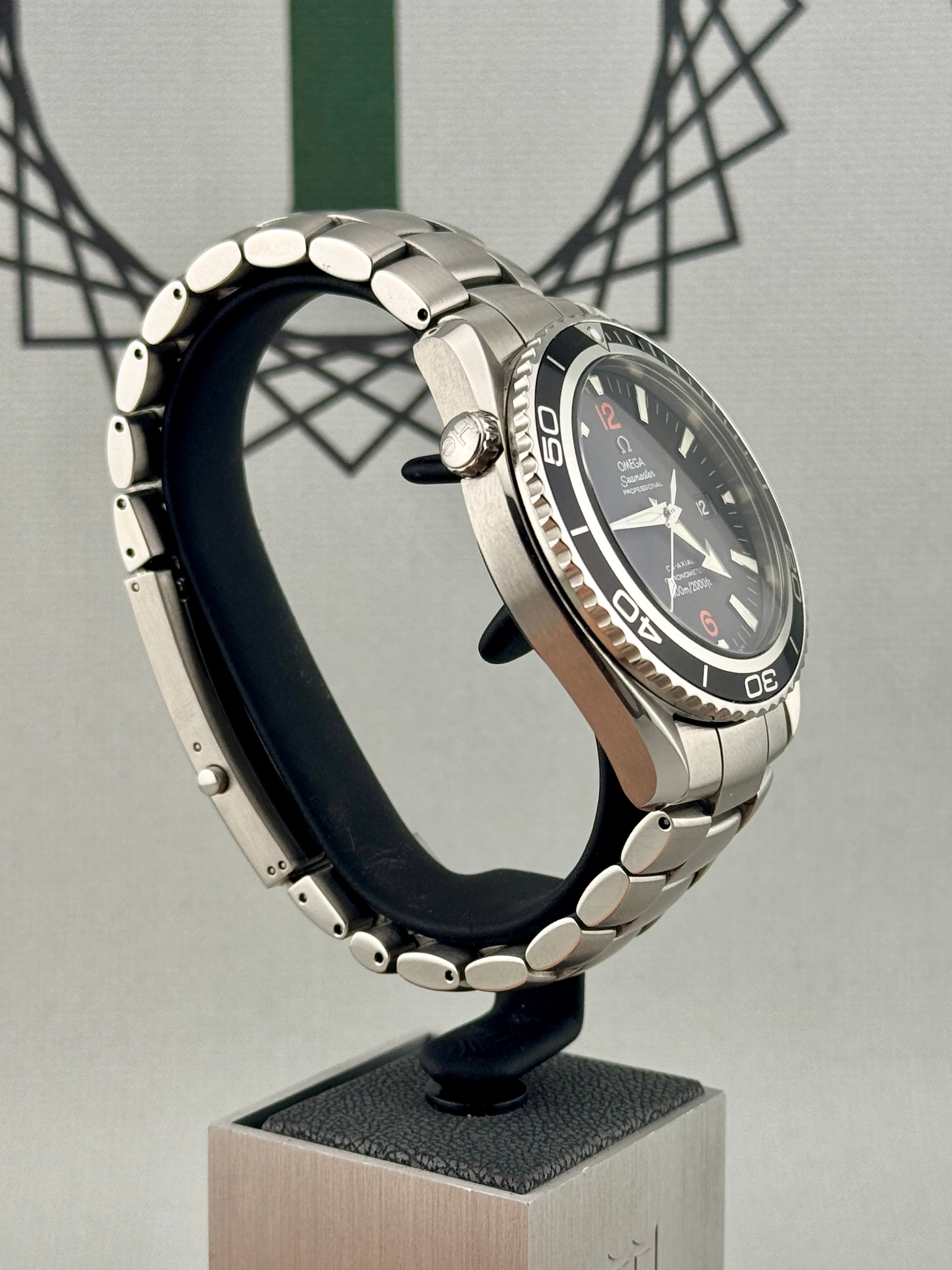 Omega Seamaster Planet Ocean 2200.51 Co Axial 600m Watch Full Set PX/Finance Pos