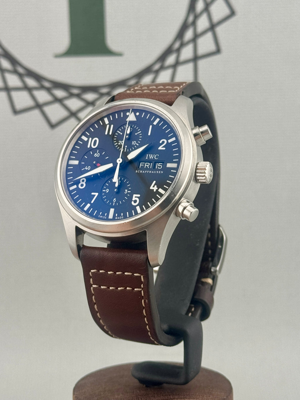 2011 IWC Pilot Chrono Day/Date IW371704 Full Set 42mm Extra Strap PX Welcome