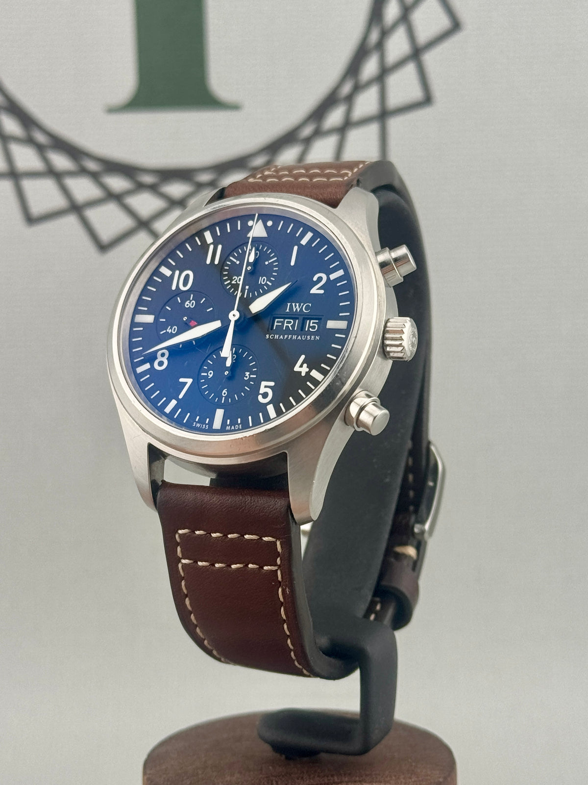 2011 IWC Pilot Chrono Day/Date IW371704 Full Set 42mm Extra Strap PX Welcome