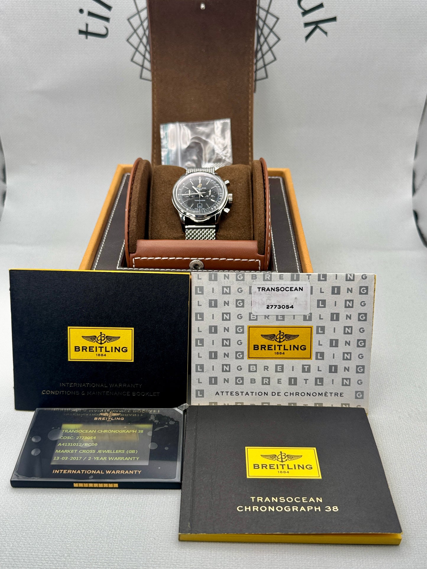 2017 Breitling TransOcean Chrono 38mm A41310 Full Set PX & Finance Availalble