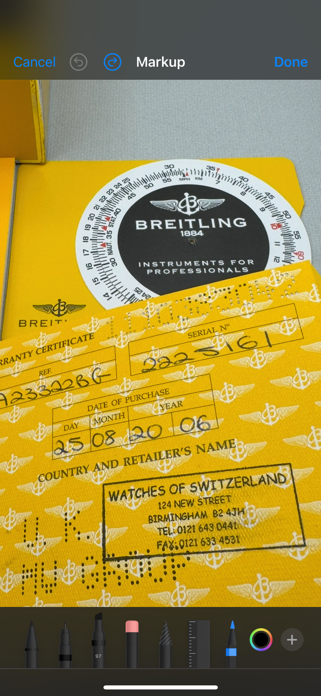 Breitling Navitimer Chrono 42mm A23322 Immaculate Full Set PX Welcome