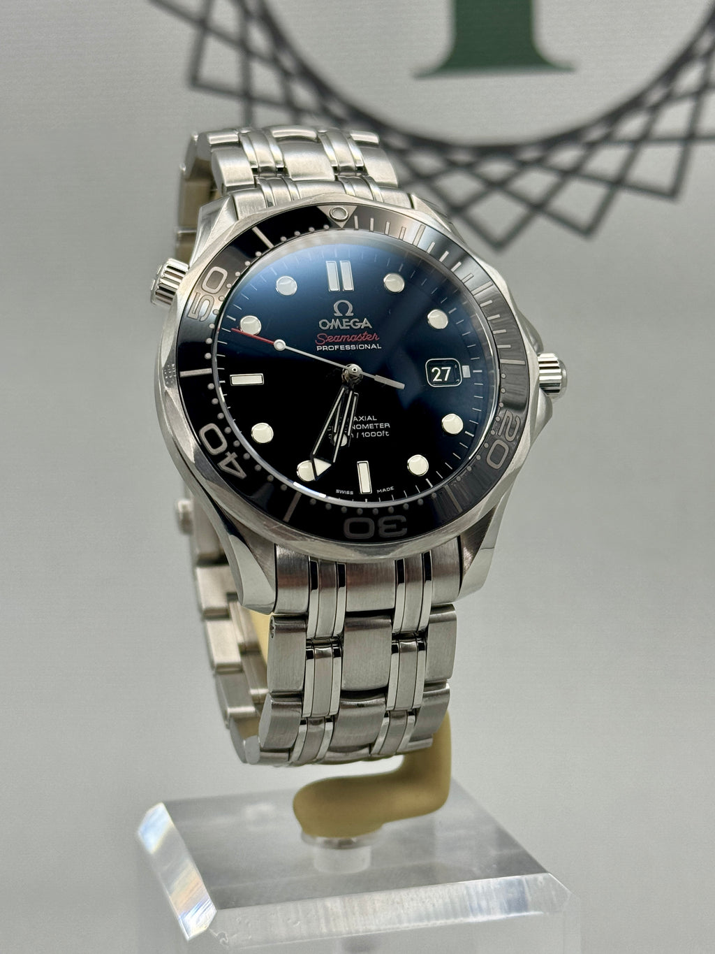 2019 OMEGA Seamaster 300 41mm 212.30.41.20.01.003 Full Set PX/Finance Available