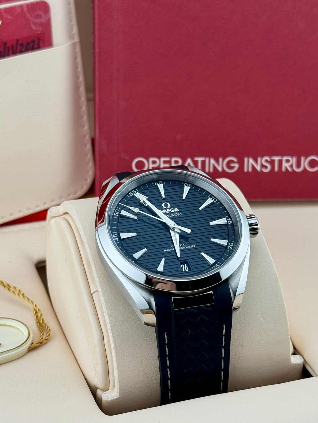 2021 Omega SeaMaster AquaTerra 41mm 220.12.41.21.01.001 Auto Full Set PX Poss