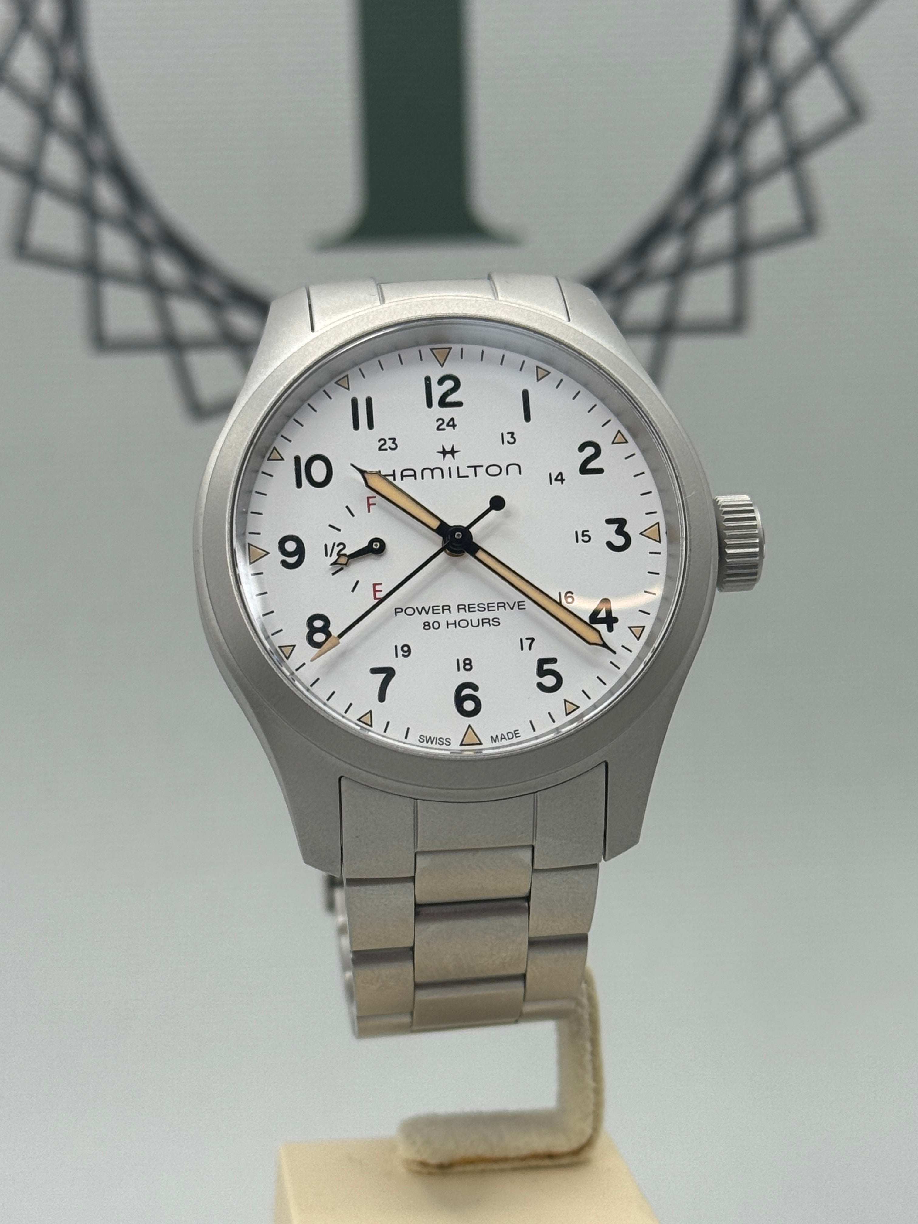 2025 Hamilton Khaki Field Power Reserve Men's Watch - H69509110 - 40mm