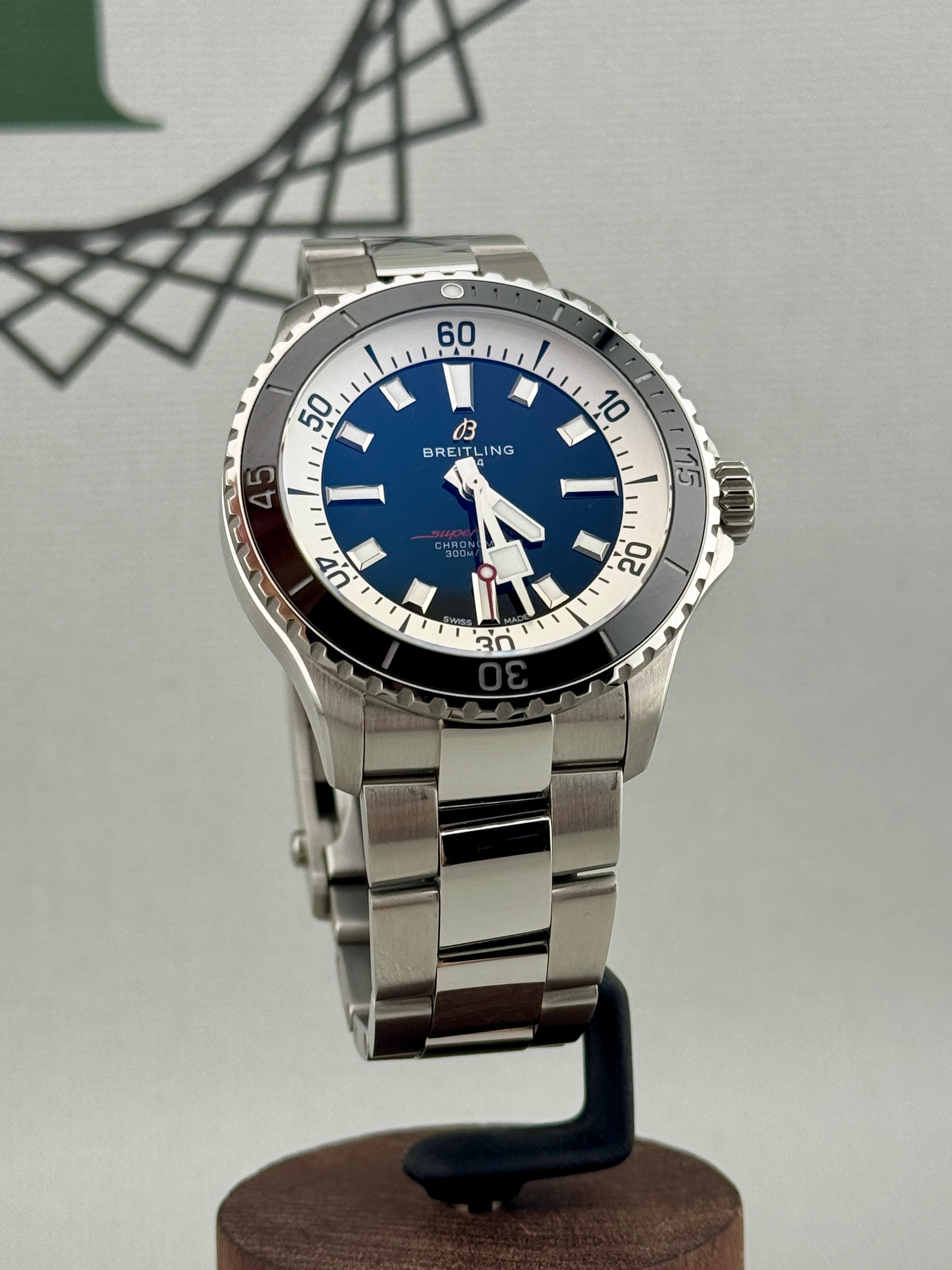 2026 Breitling Super Ocean 42mm A17375 Full Set Warranty to 2030 PX/Finance Pos
