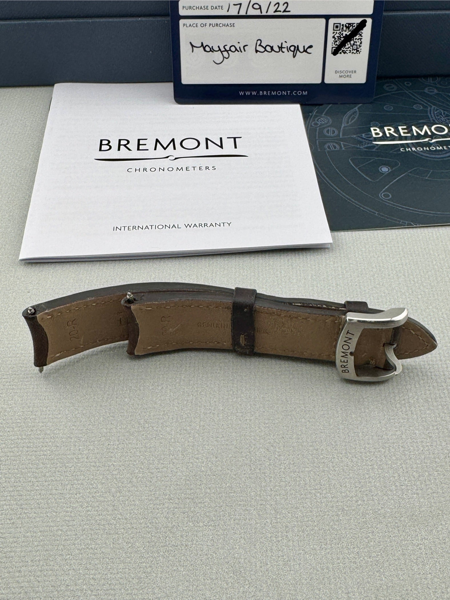 2022 BREMONT Supermarine S-300 40mm Full Set + Extra Strap PX Welcome