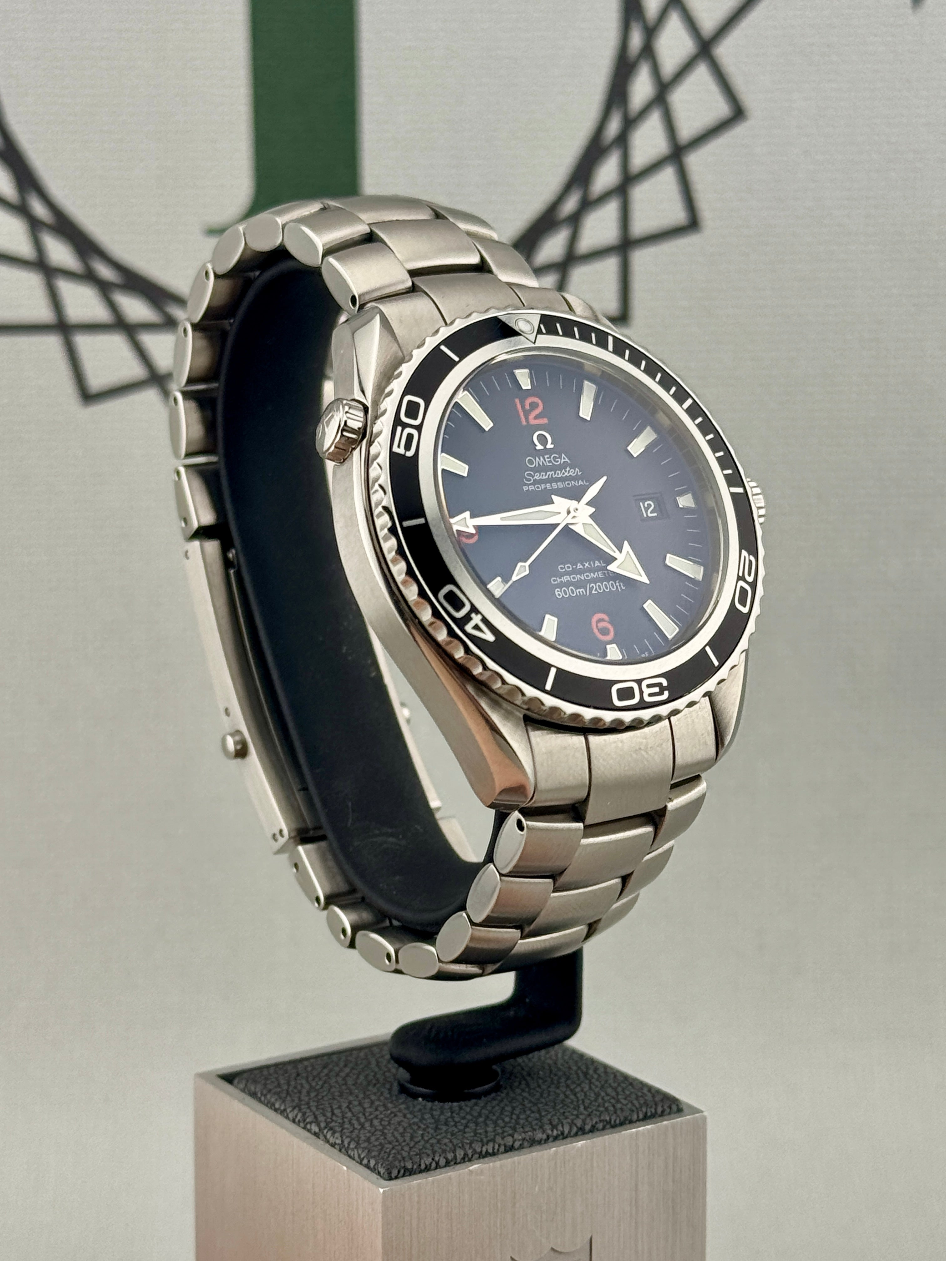 Omega Seamaster Planet Ocean 2200.51 Co Axial 600m Watch Full Set PX/Finance Pos