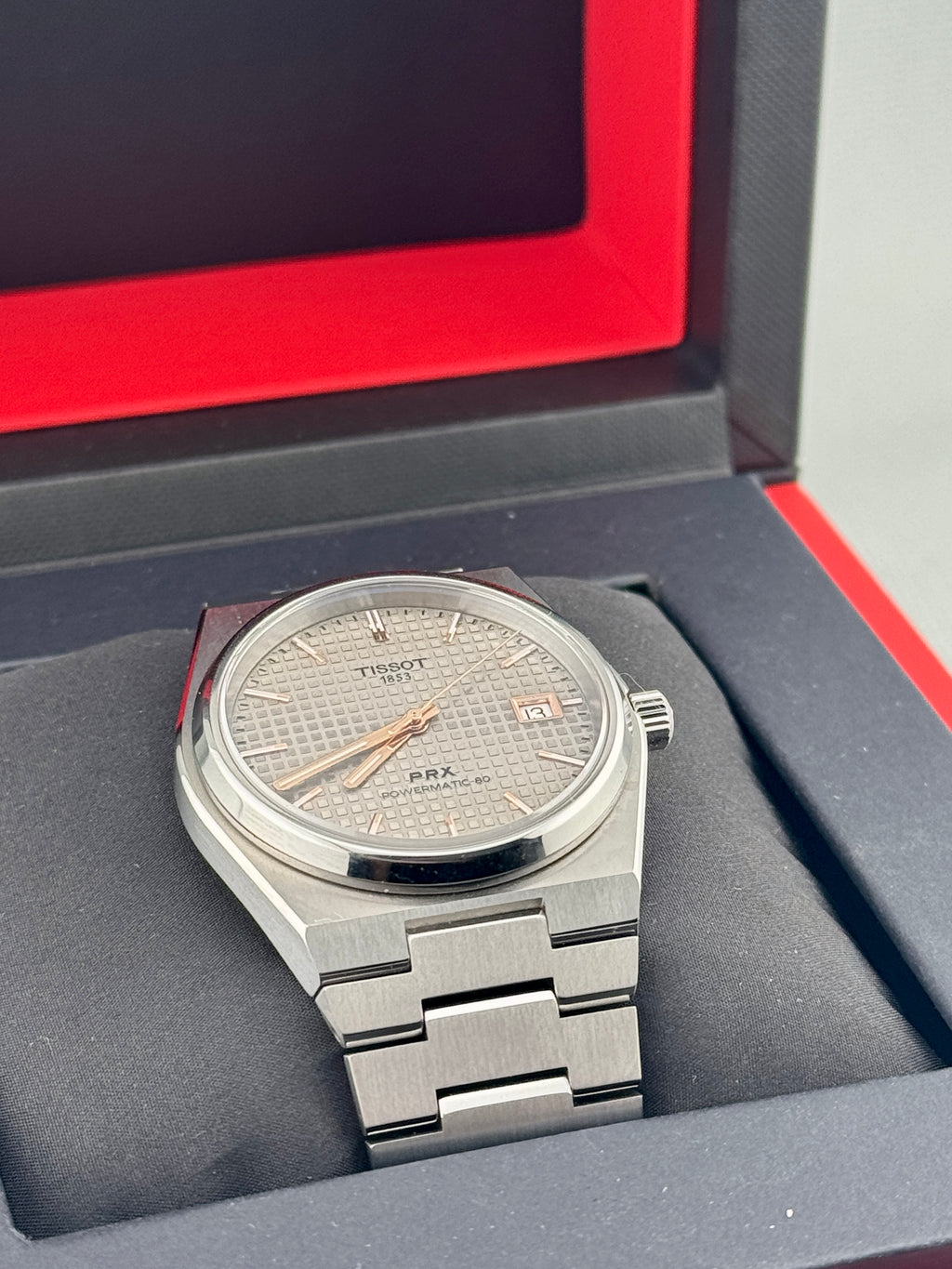 2026 Tissot PRX Auto 38mm Titanium T137.807.44.061.00 Full Set PX/Finance