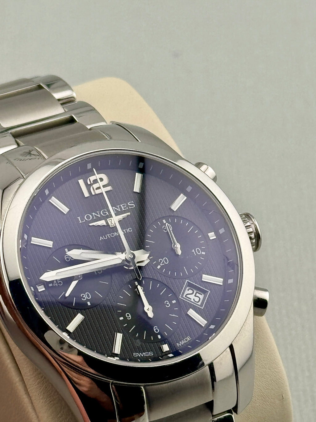 2018 Longines Conquest Chrono 41mm L2.786.4.56.6 Full Set PX Welcome