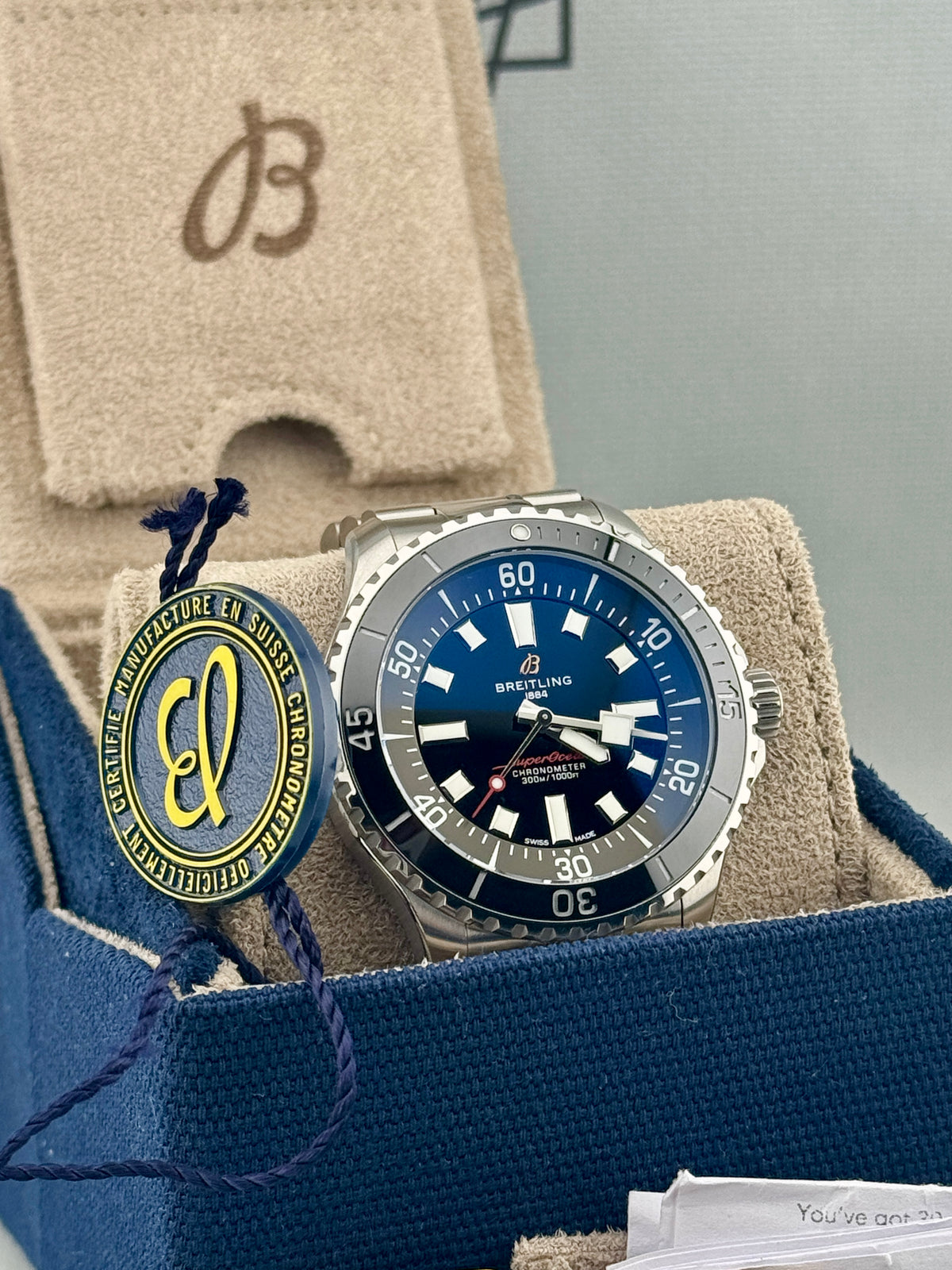2024 Breitling Super Ocean 44mm A17376 Full Set PX & Finance Availalble