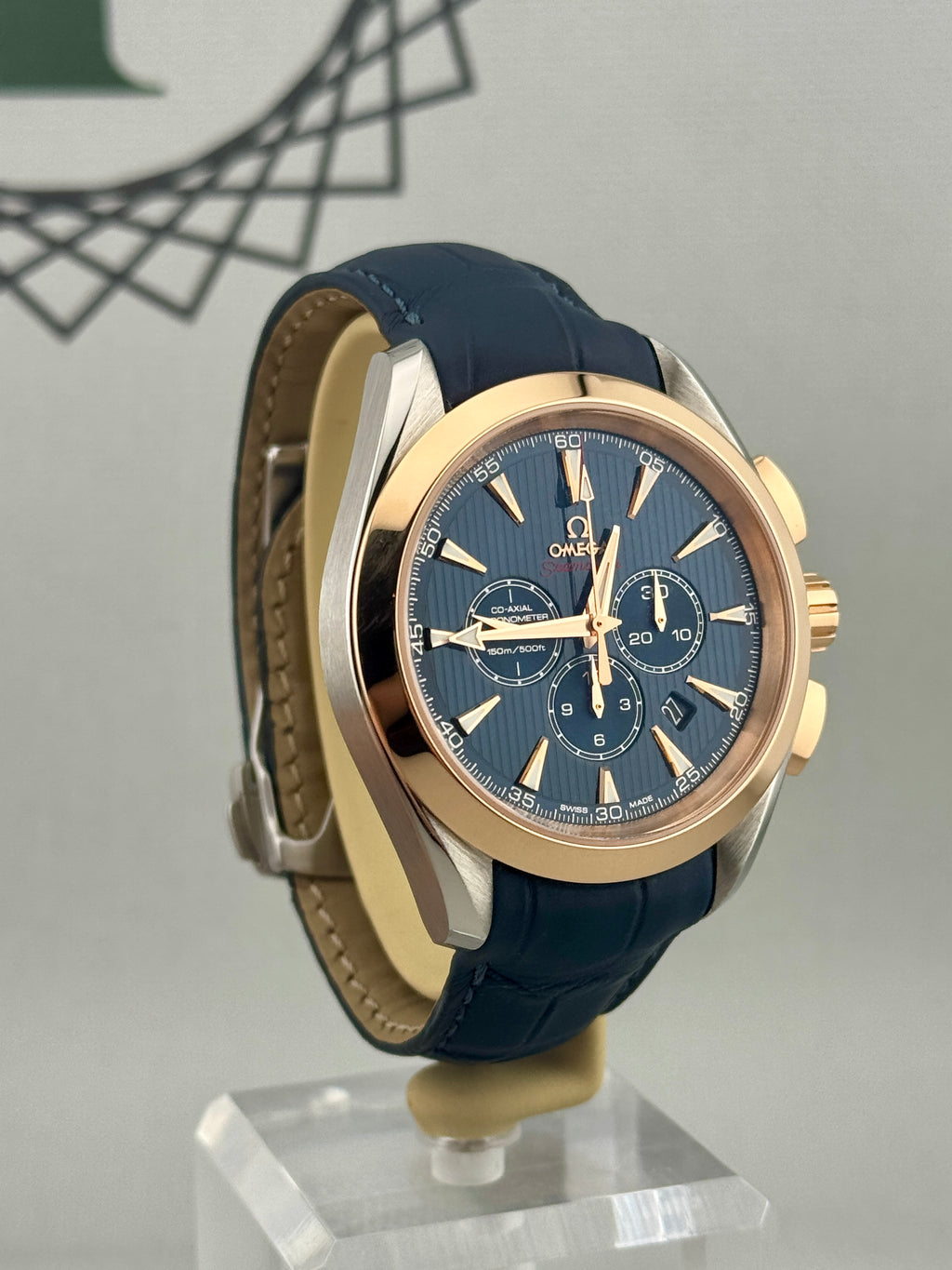 2012 Omega Seamaster Aqua Terra Sedna Gold 522.23.44.50.03.001 44m Full Set PX