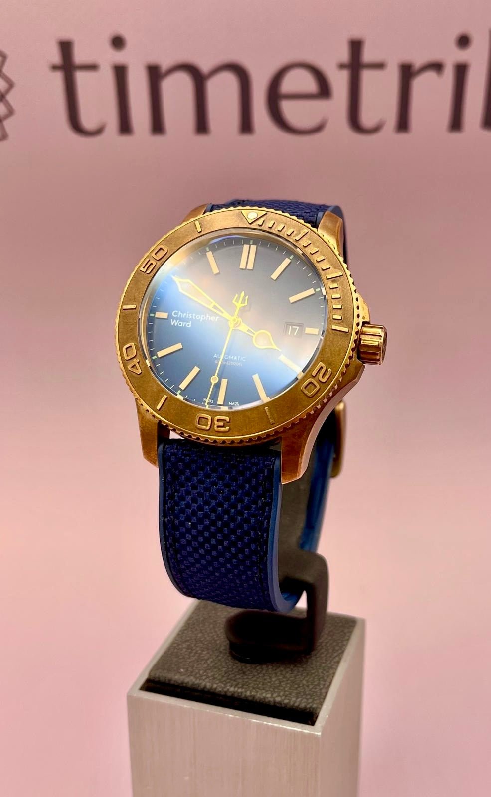 Christopher Ward C60 Trident Pro 600 Bronze Wristwatch 43mm - TimeTribe