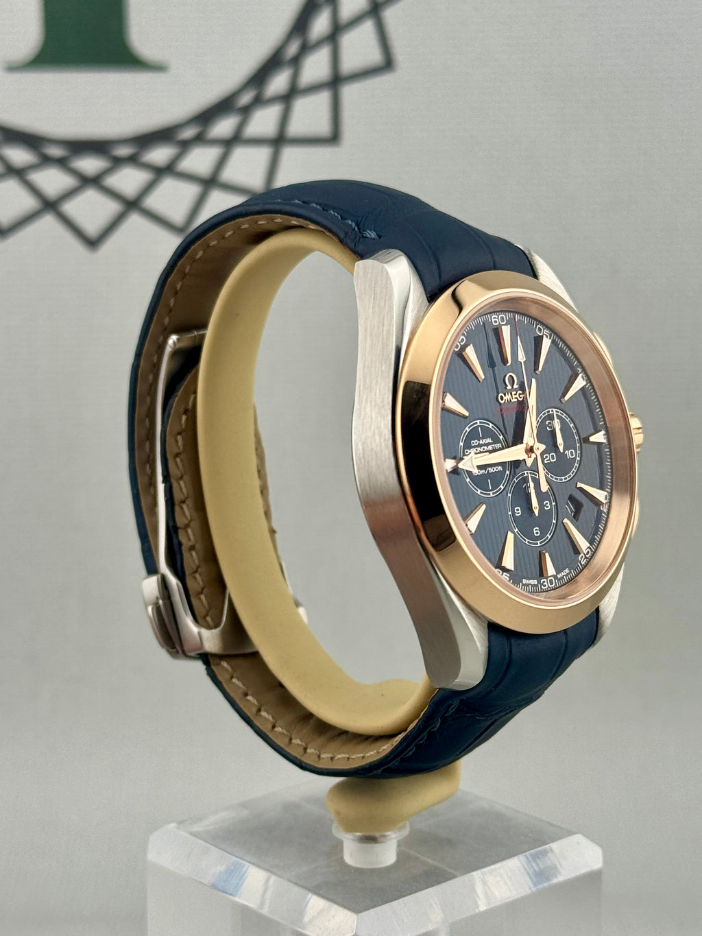 2012 Omega Seamaster Aqua Terra Sedna Gold 522.23.44.50.03.001 44m Full Set PX