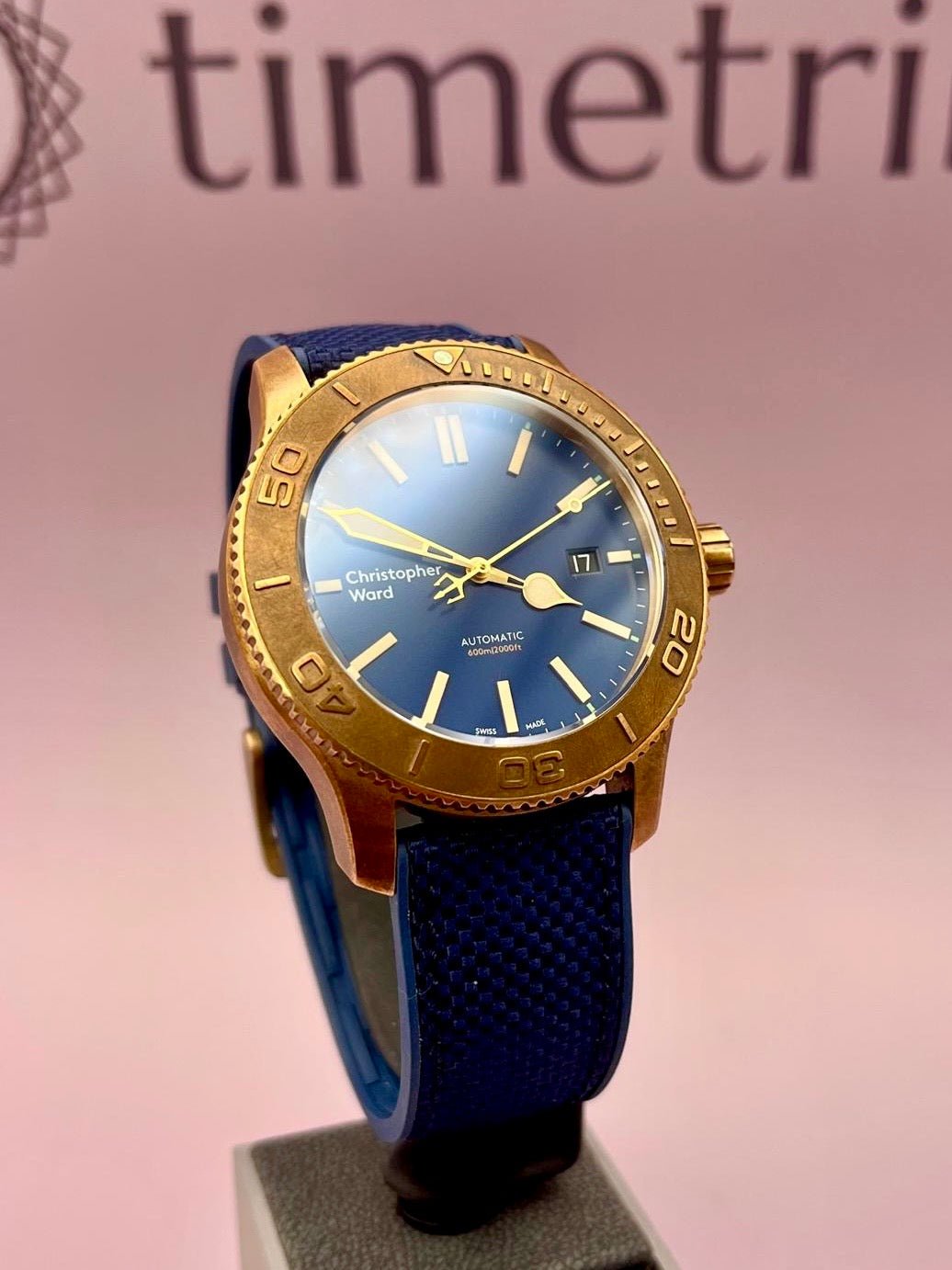 Christopher Ward C60 Trident Pro 600 Bronze Wristwatch 43mm - TimeTribe