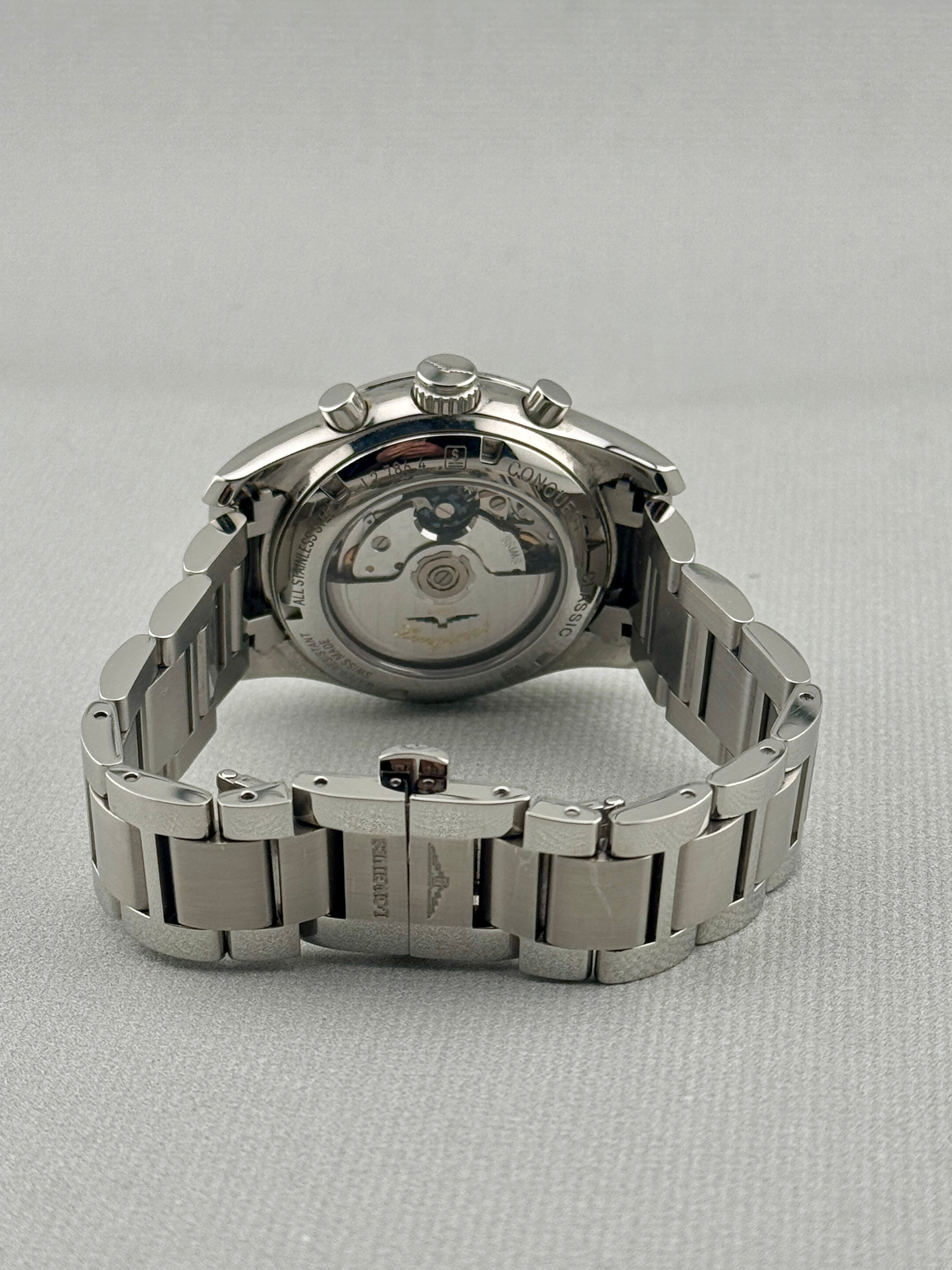 2018 Longines Conquest Chrono 41mm L2.786.4.56.6 Full Set PX Welcome