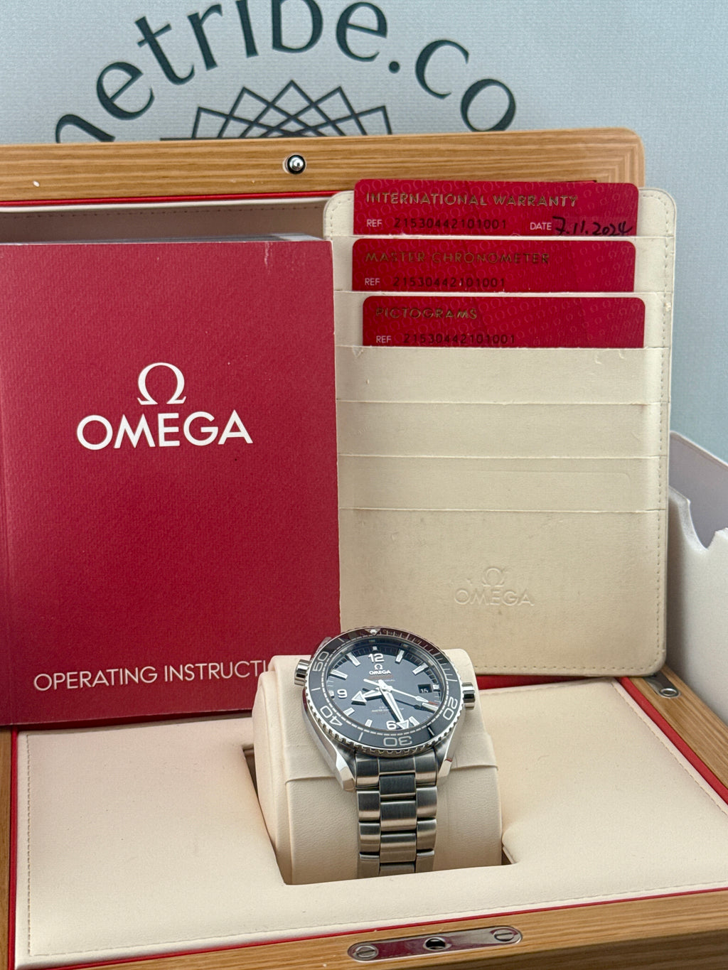 2024 Omega Seamaster Planet Ocean Black 600m Watch Full Set PX/Finance