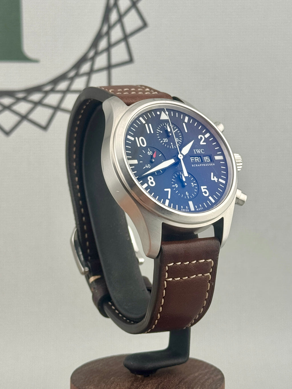 2011 IWC Pilot Chrono Day/Date IW371704 Full Set 42mm Extra Strap PX Welcome