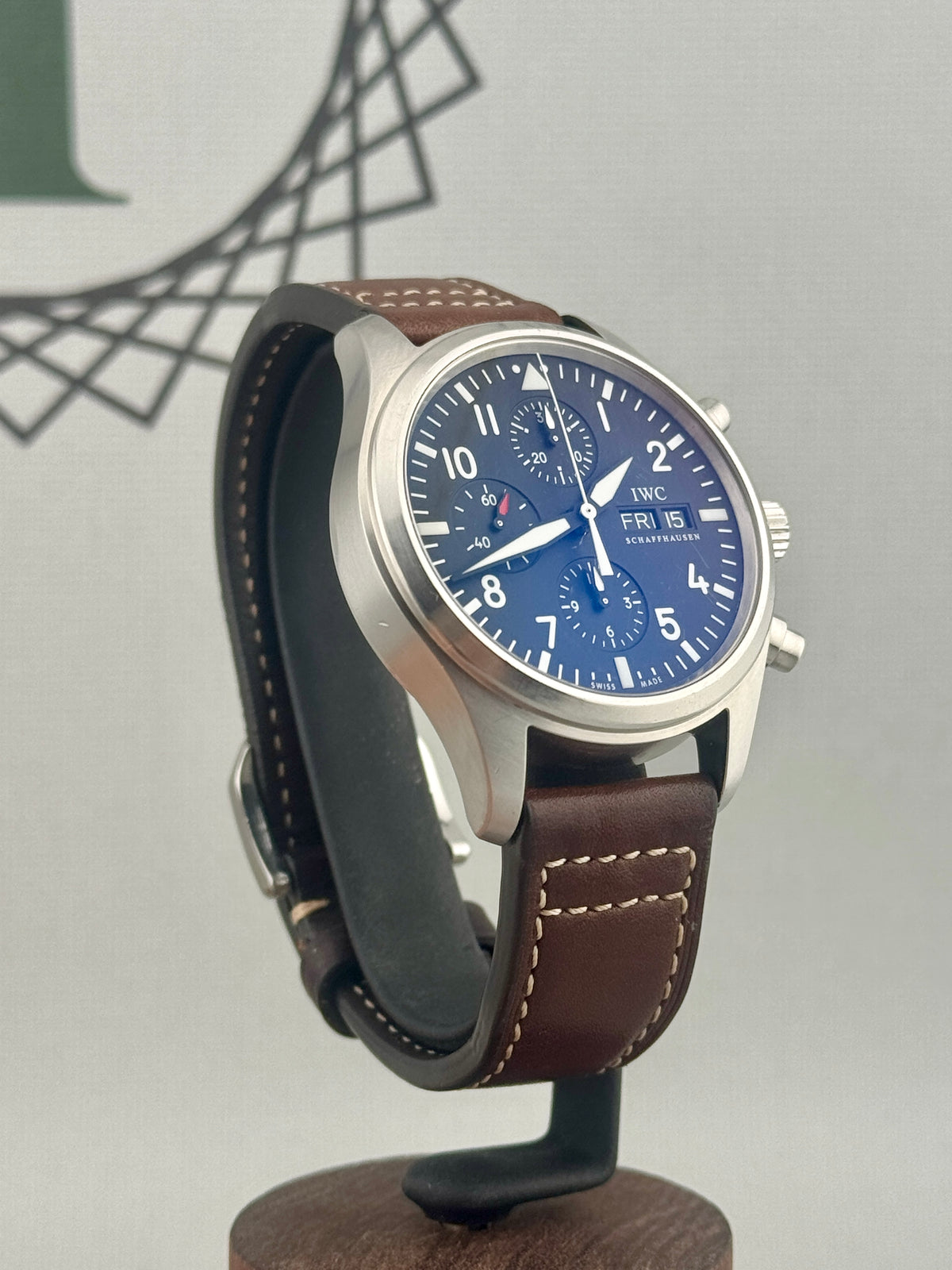 2011 IWC Pilot Chrono Day/Date IW371704 Full Set 42mm Extra Strap PX Welcome