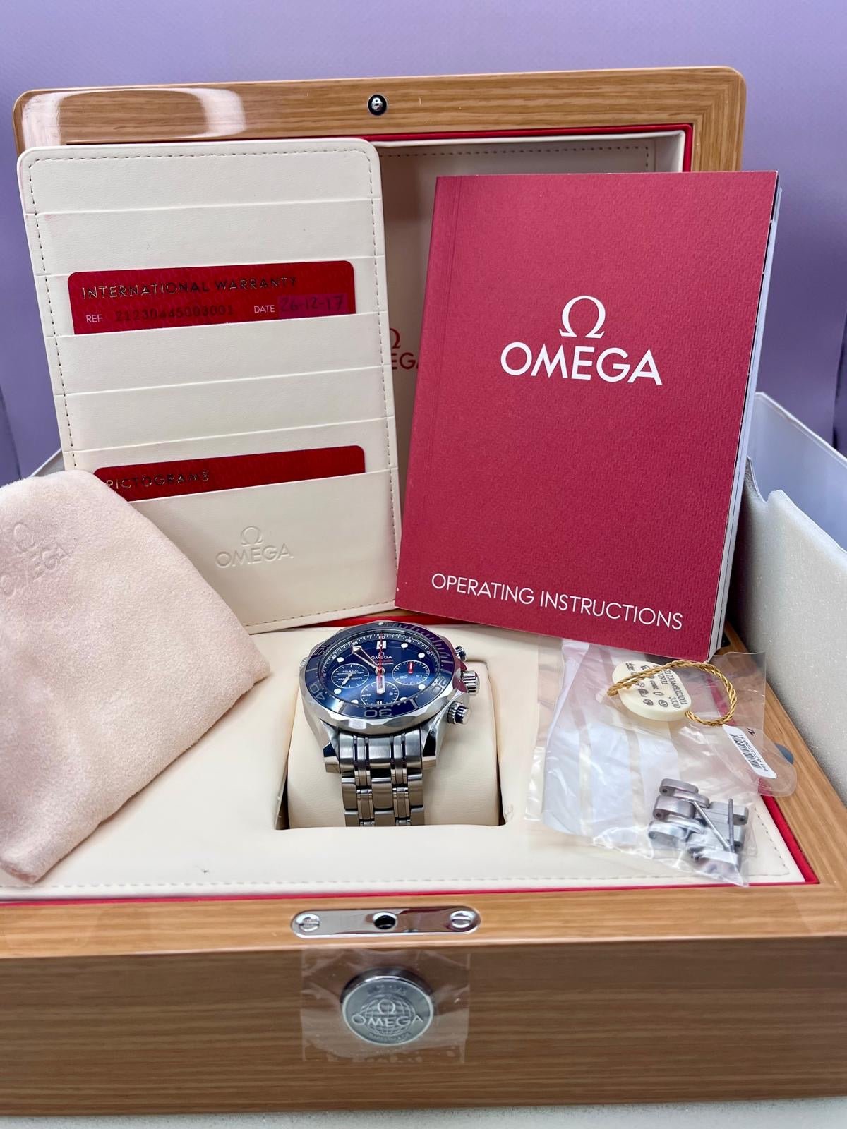 Omega Seamaster 300m Chronograph - 212.30.44.50.03.001 - 44m - Full Set! - TimeTribe