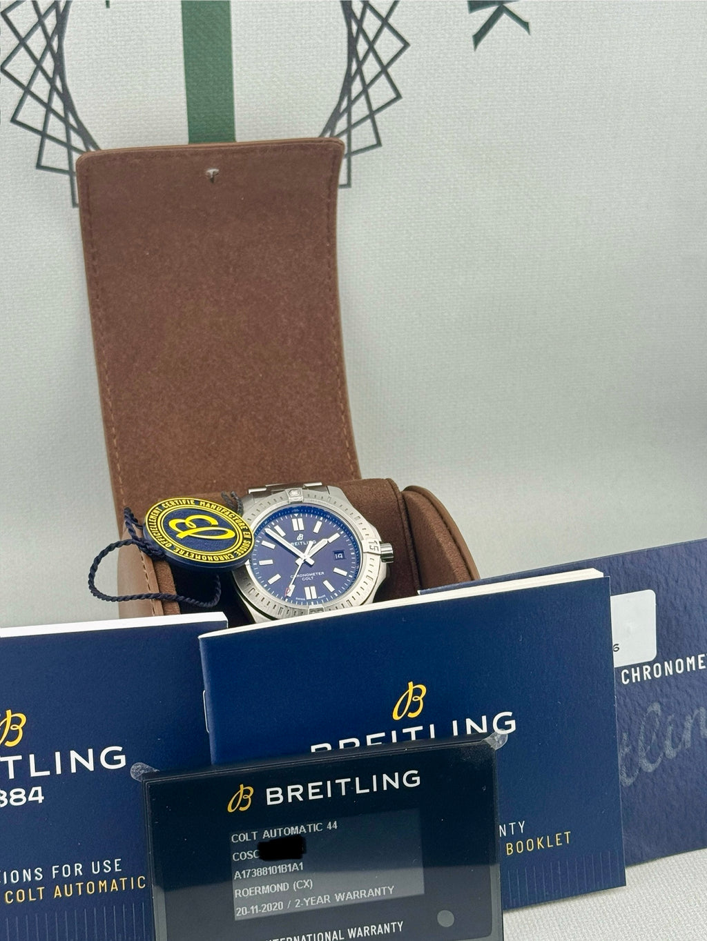 Breitling Colt Avenger A17388 44m Automatic Full Set Part X/Finance poss