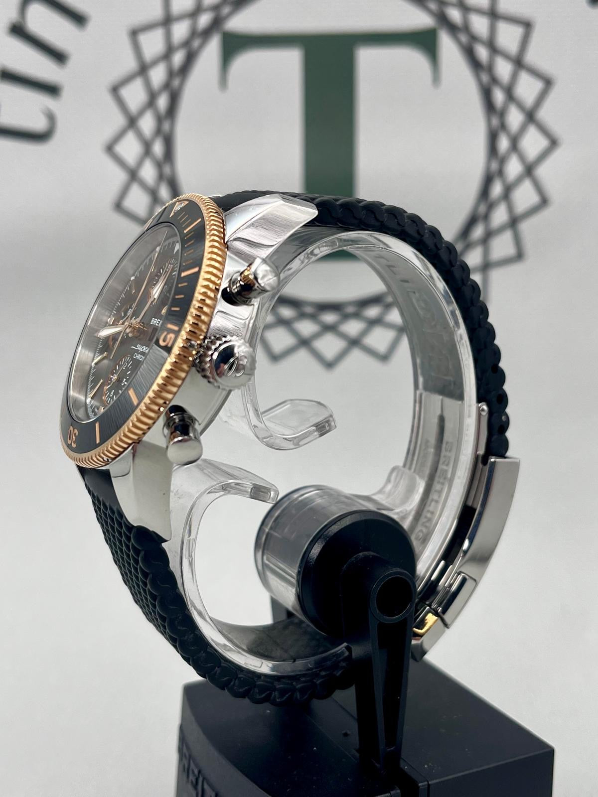 2021 Breitling SuperOcean Heritage II Steel & Rose Gold U13313 Full Set PX Welcome