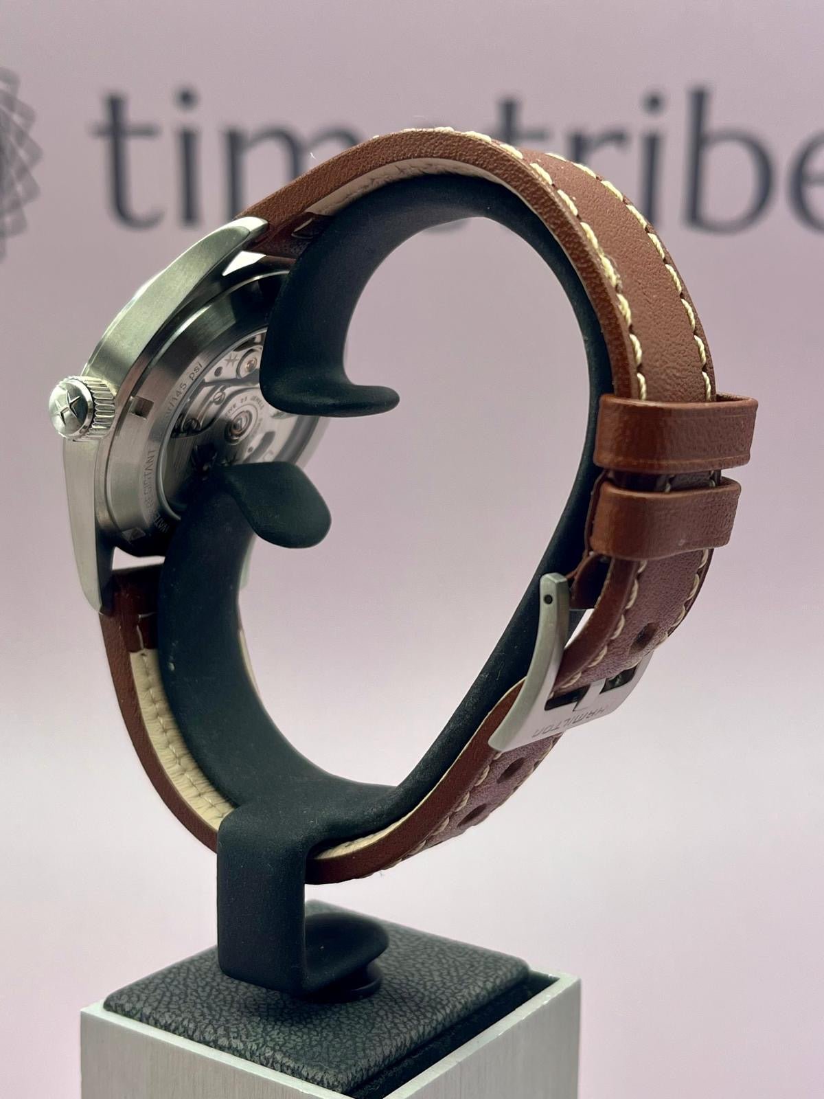 Hamilton Khaki Field Men's Watch Brown Leather Strap - H70455533 - 38mm - TimeTribe