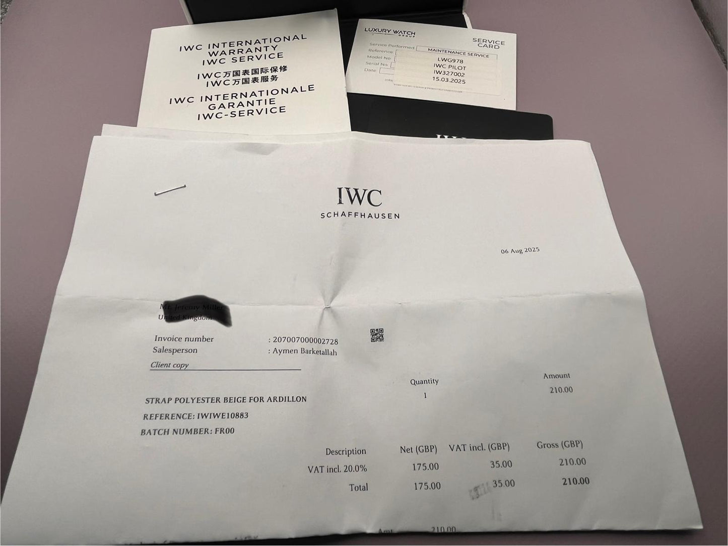 IWC Pilot Mark XVIII - 40mm - White Dial - IWC327002 - Full Set - TimeTribe