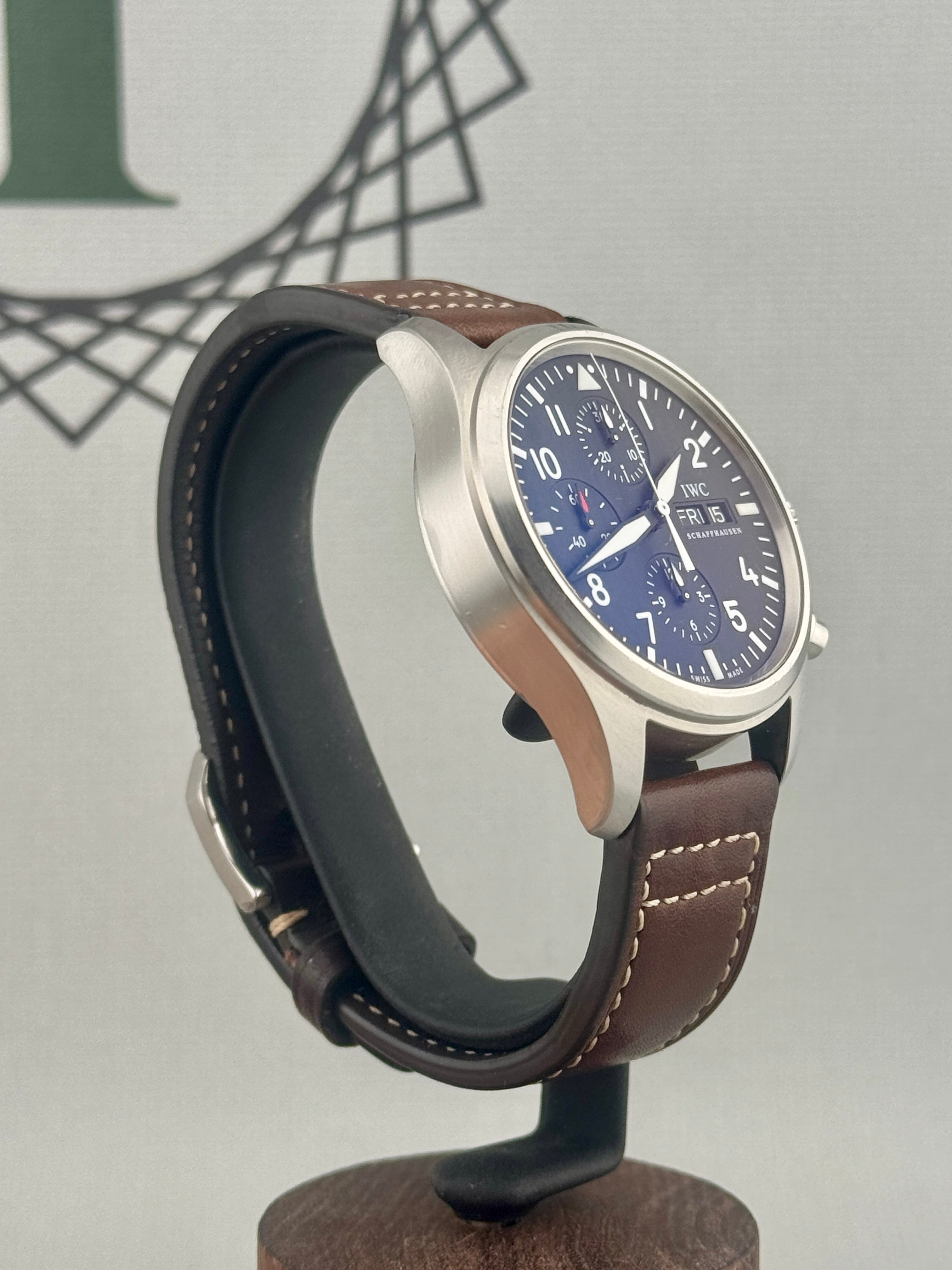 2011 IWC Pilot Chrono Day/Date IW371704 Full Set 42mm Extra Strap PX Welcome