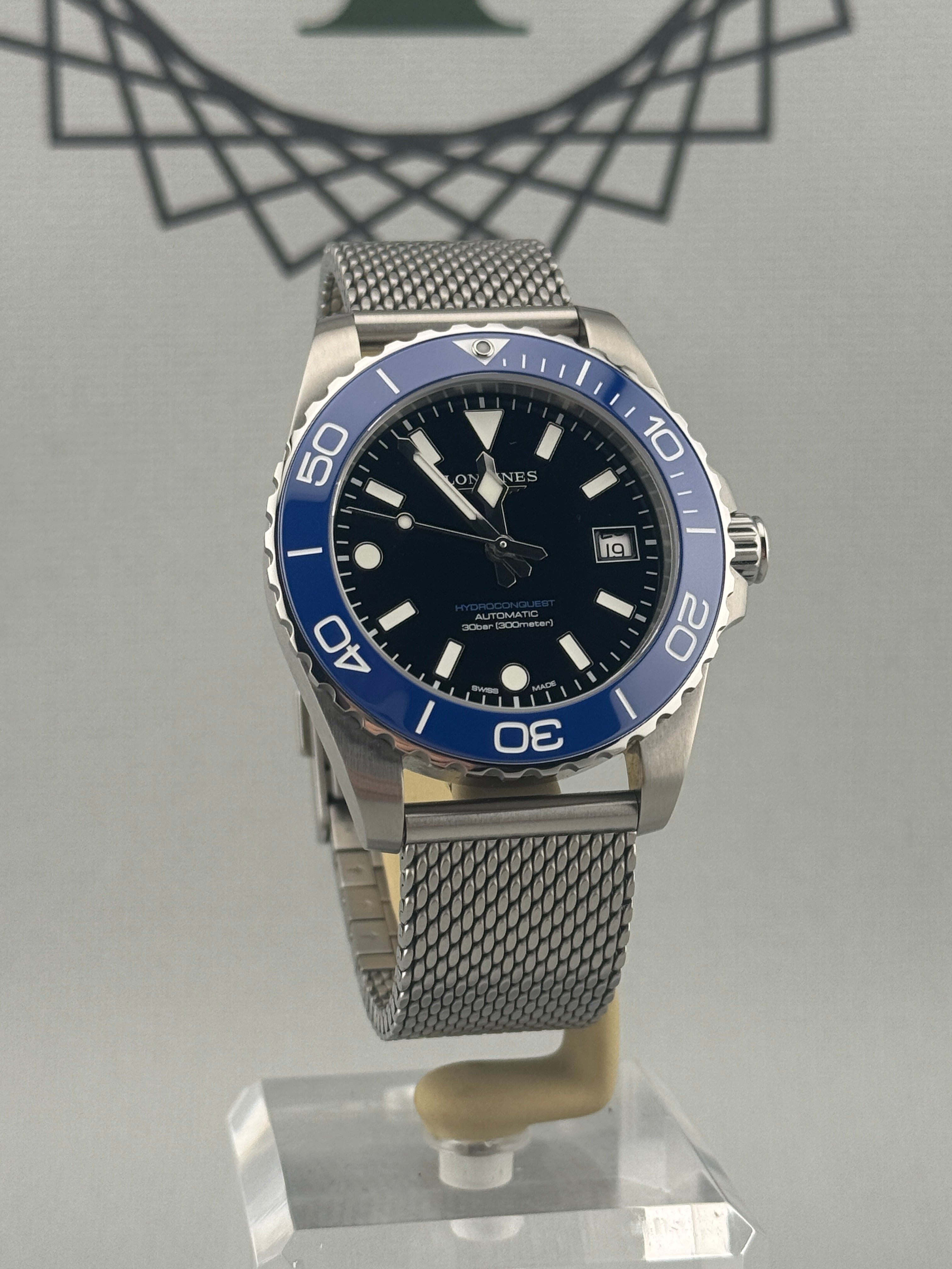 2026 Longines Hydroconquest Auto 39mm L3.779.4.90.6 Full Set + Warranty to 2031