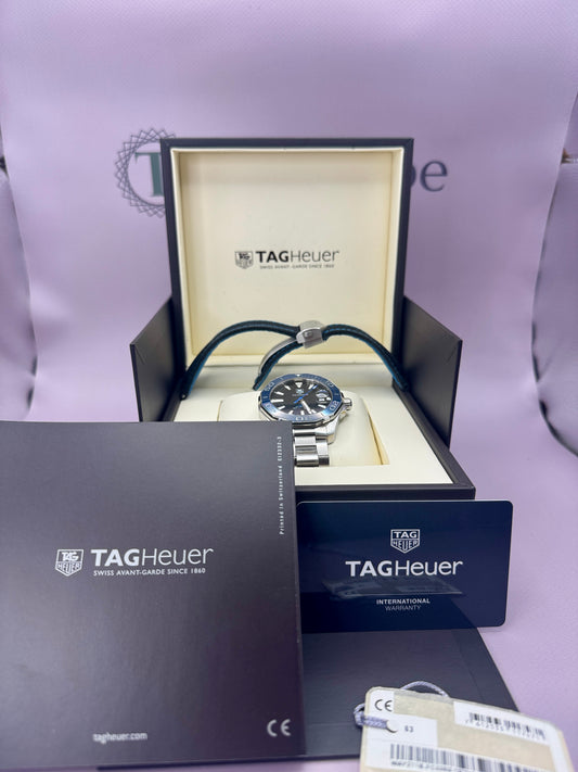 TAG Heuer Aquaracer 300m Auto Calibre 5 - WAY211B - 41mm - Blue Strap only