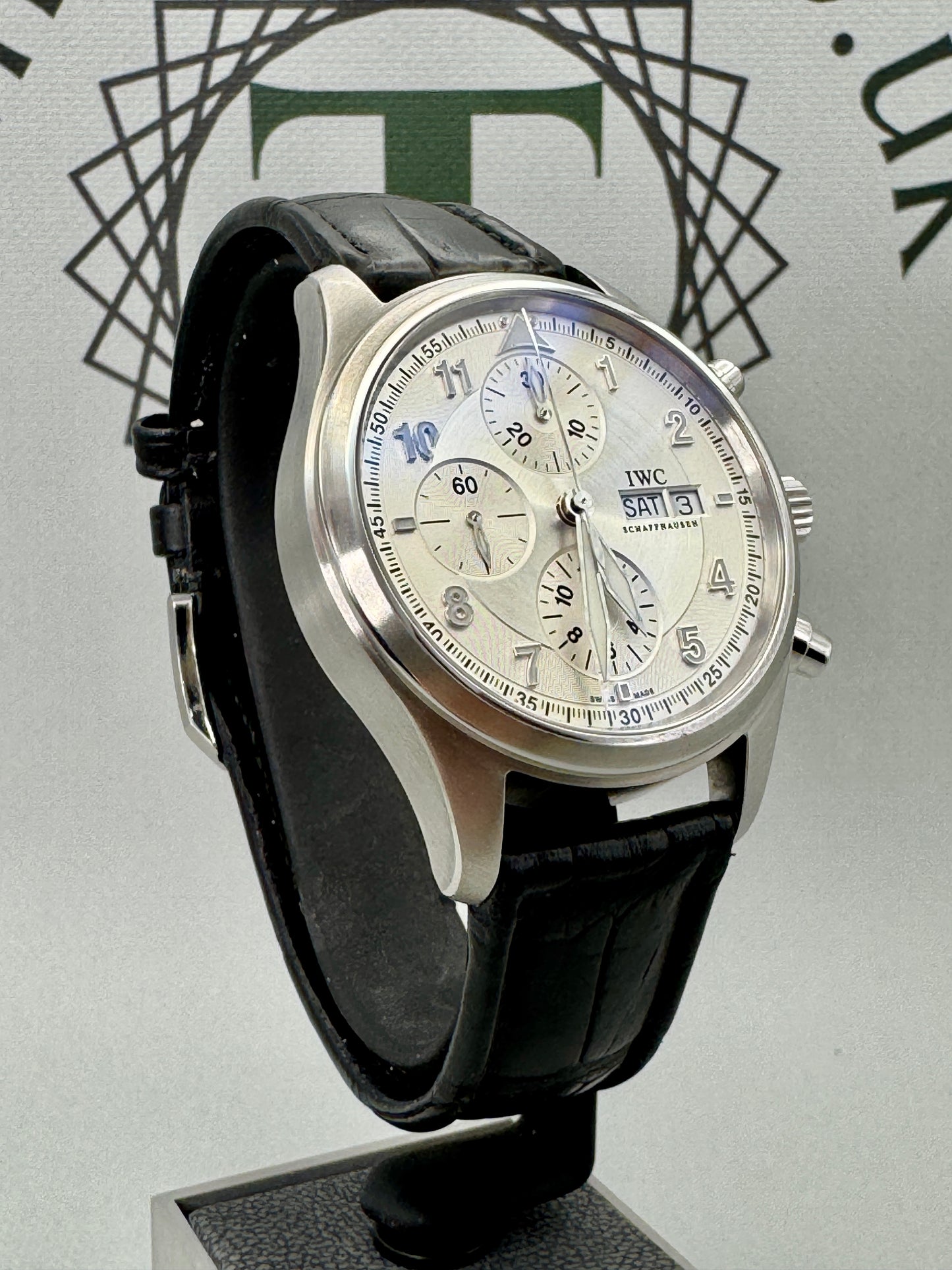 IWC Pilot Spitfire Chrono 42mm IW371702 MINT Full Set & Serviced