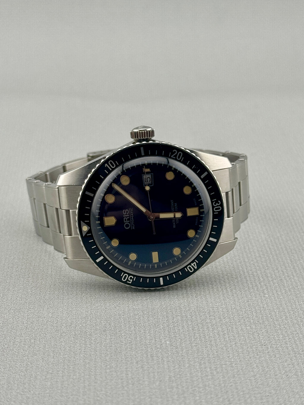 Oris Diver 65 Full Set 42mm Ref 01 733 7720 4055 NATO + Steel