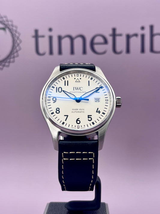 IWC Pilot Mark XVIII - 40mm - White Dial - IWC327002 - Full Set - TimeTribe