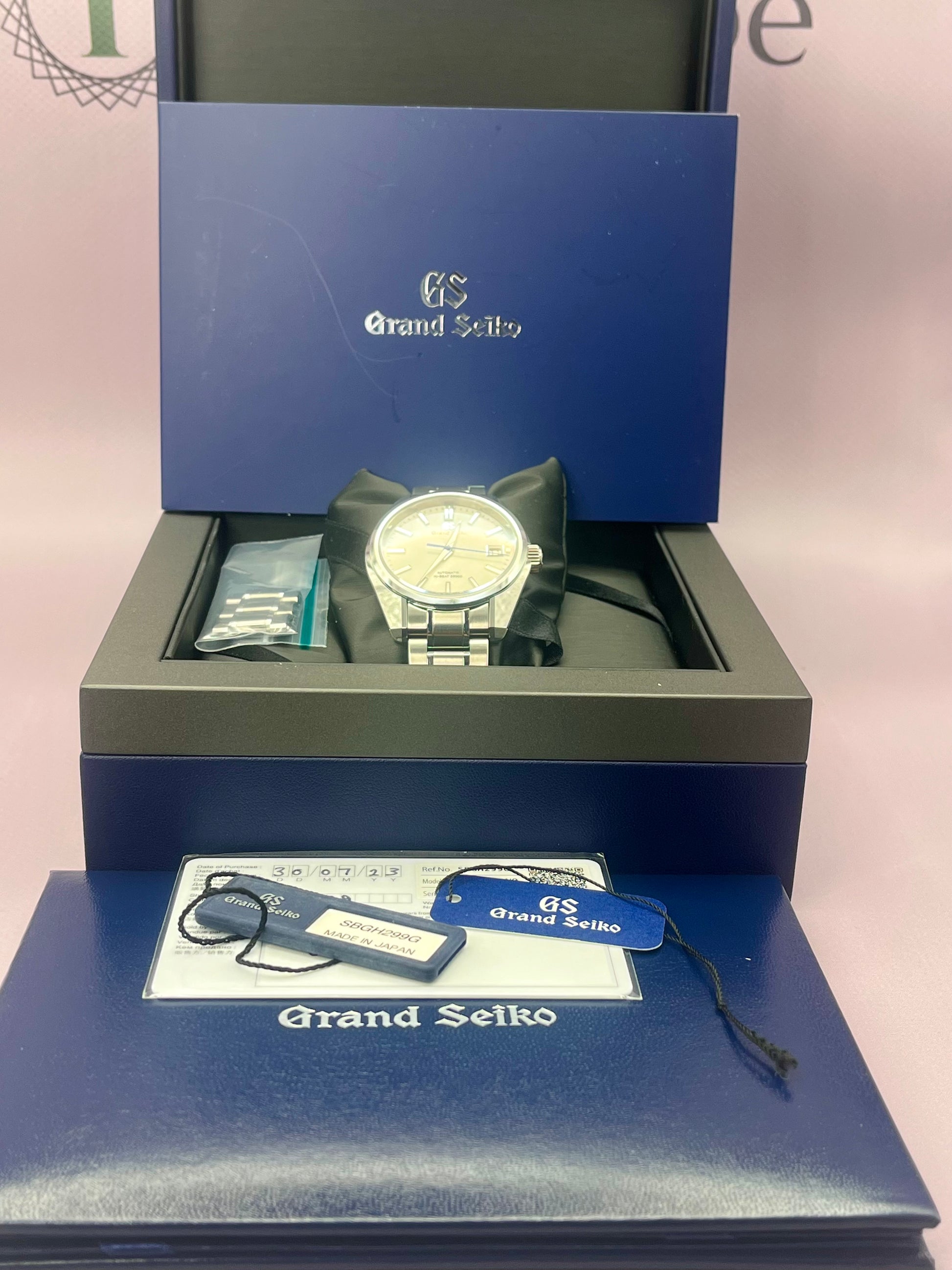 2023 GRAND SEIKO Heritage 'Snowfall Mt. Iwate' - SBGH299 - 40mm - Full Set - TimeTribe