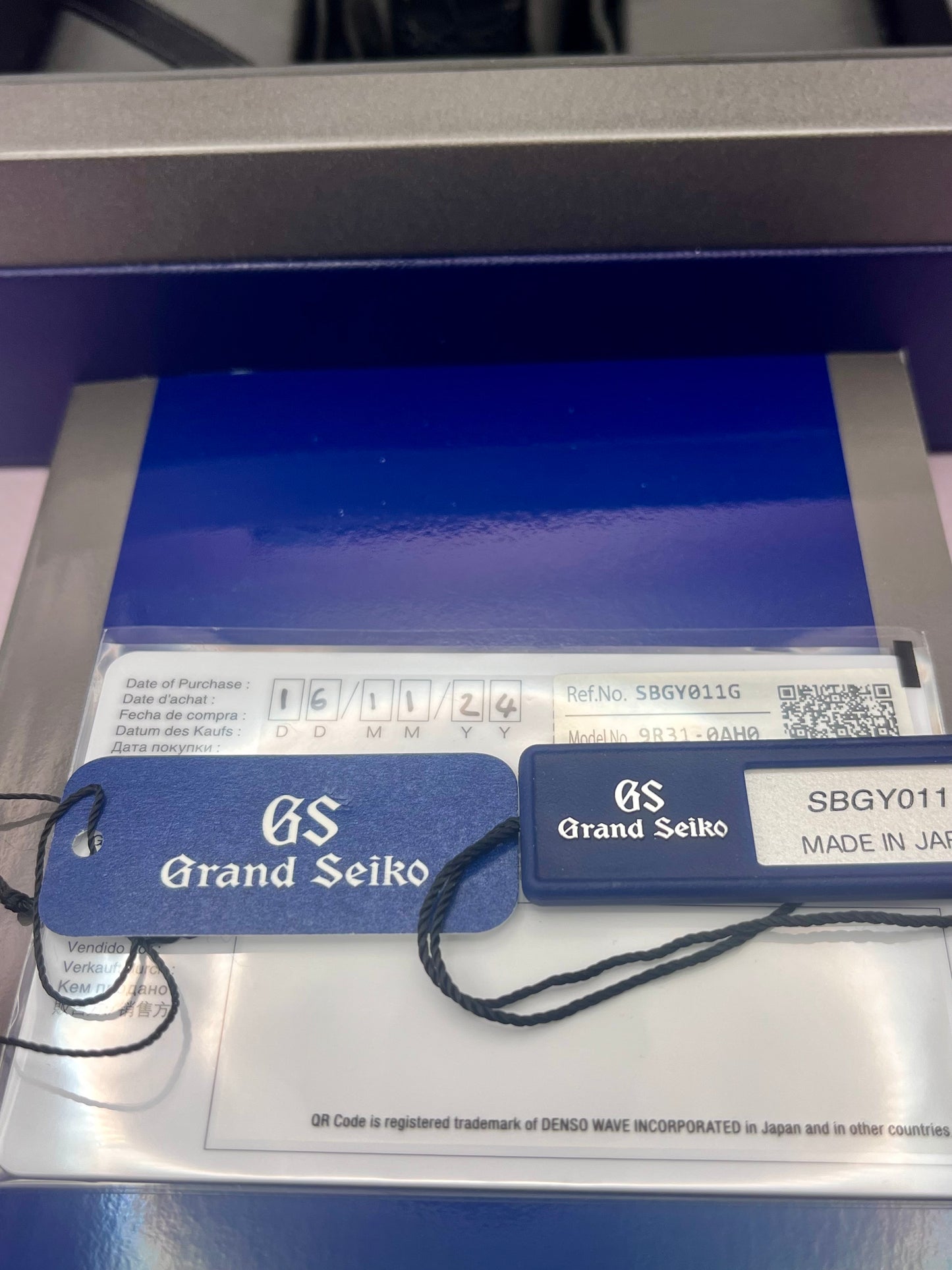 2024 GRAND SEIKO SBGY011 Spring Drive 'Asa Borake' - 40mm - TimeTribe