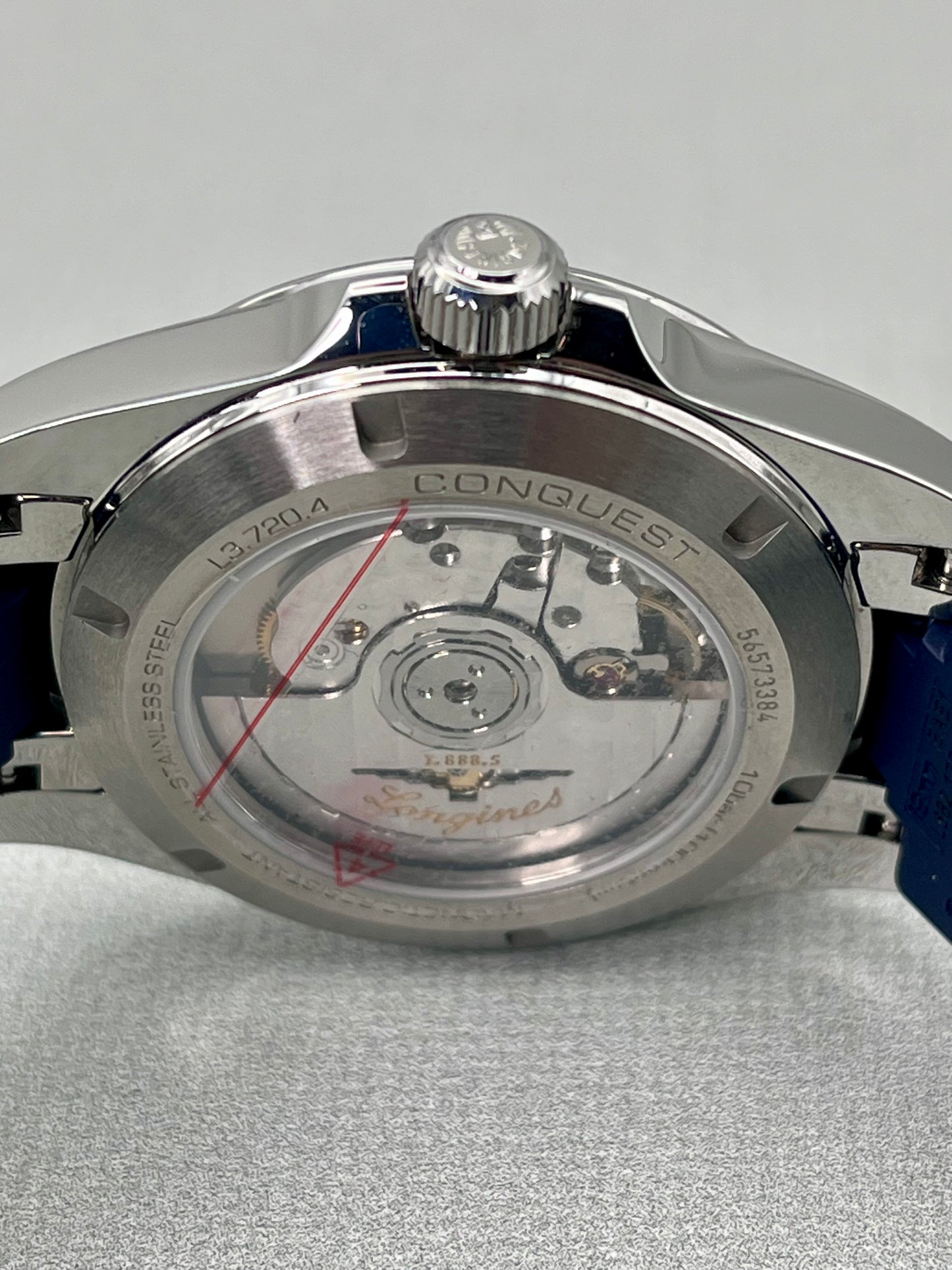 2025 Longines Conquest Automatic - 2 x OEM Straps - 38mm - Mint -L3.720.4.92.9