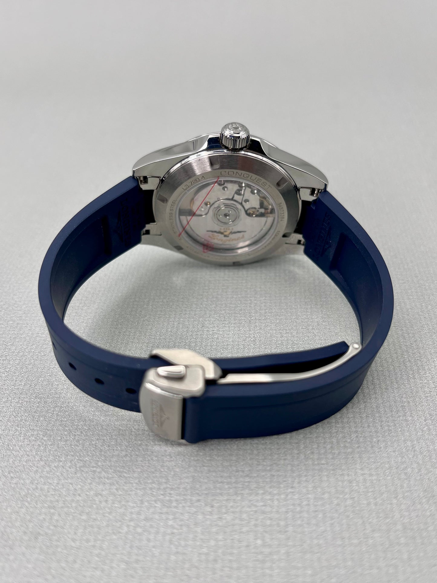 2025 Longines Conquest Automatic - 2 x OEM Straps - 38mm - Mint -L3.720.4.92.9