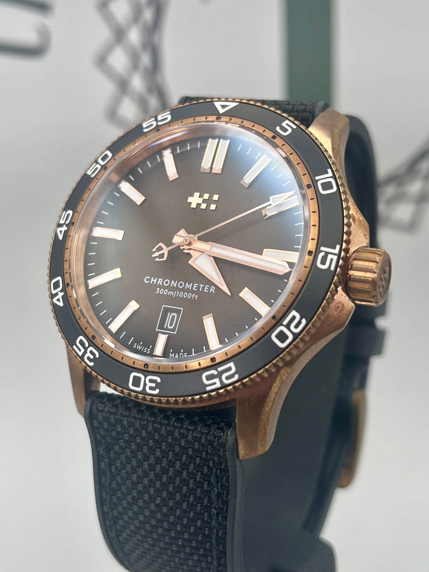 Christopher Ward C60 Pro 300 Bronze Wristwatch