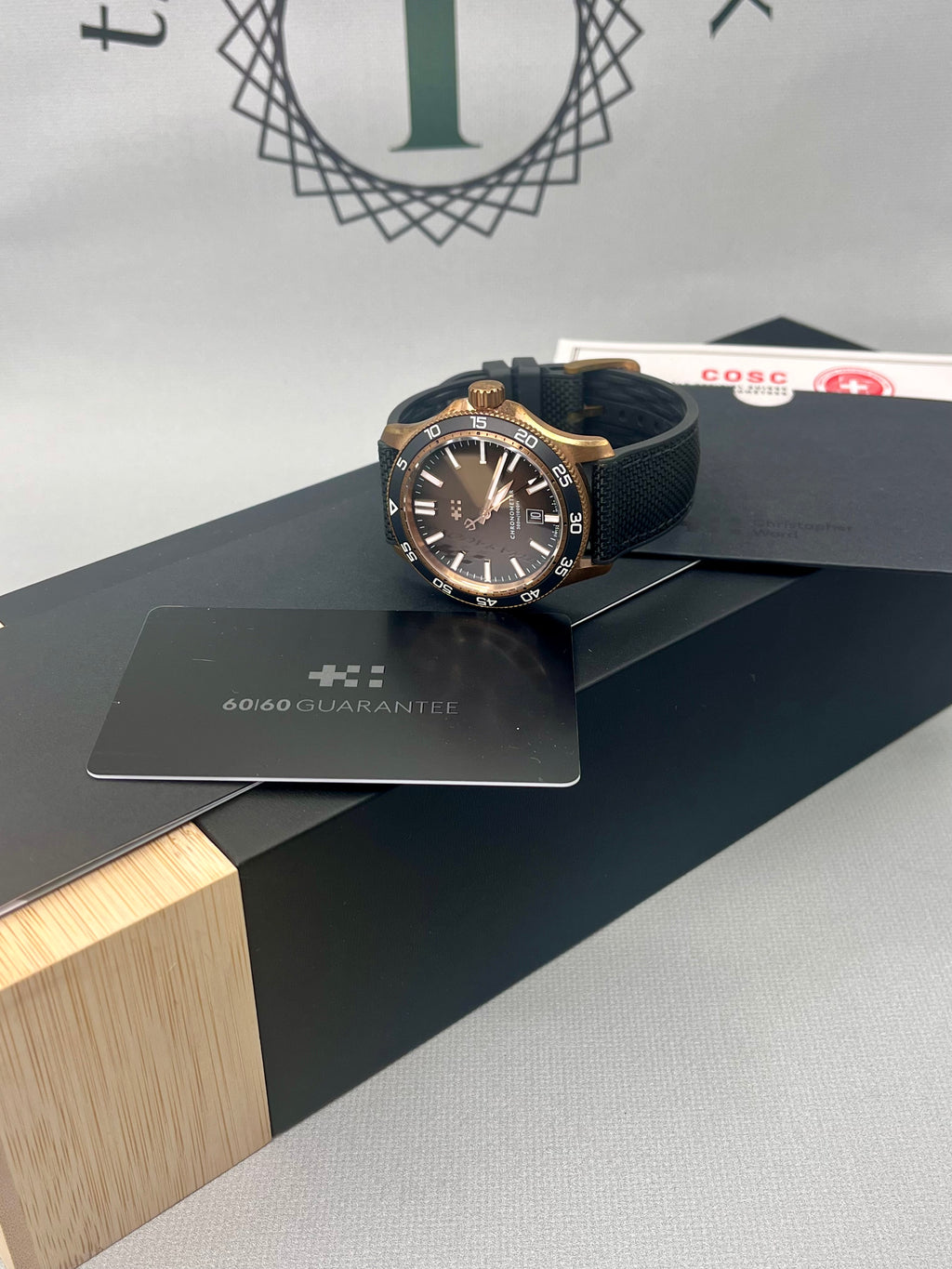 Christopher Ward C60 Pro 300 Bronze Wristwatch