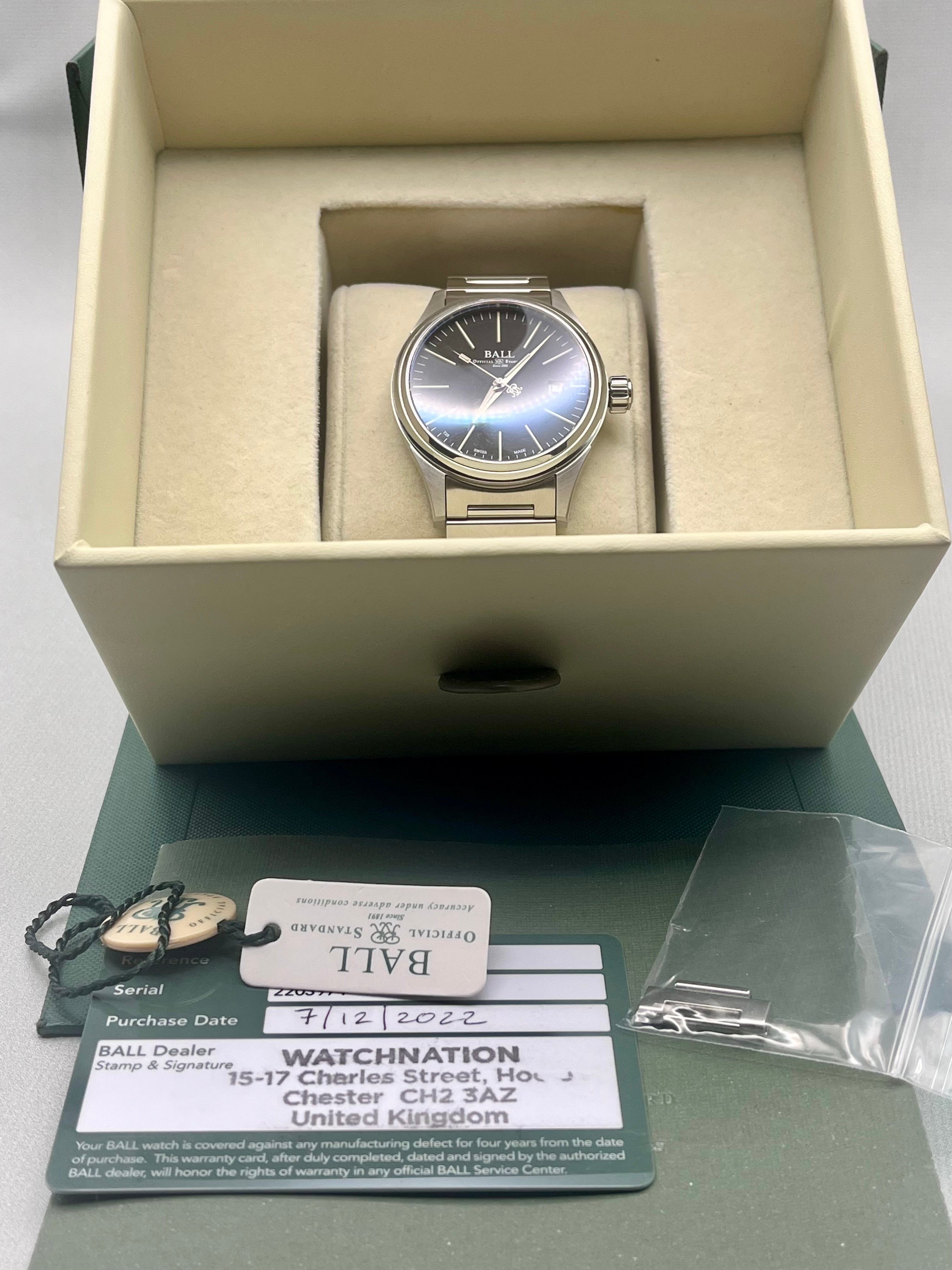 2022 Ball Fireman NightBreaker 40mm - NM2098C-S20J-BK - Automatic