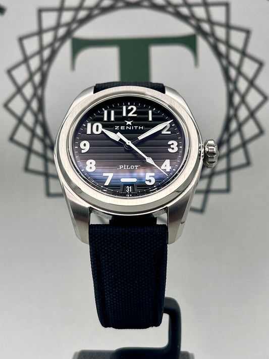 2023 Zenith Pilot El Primero - 40mm - 03.4000.3620/21.I001 - Full Set