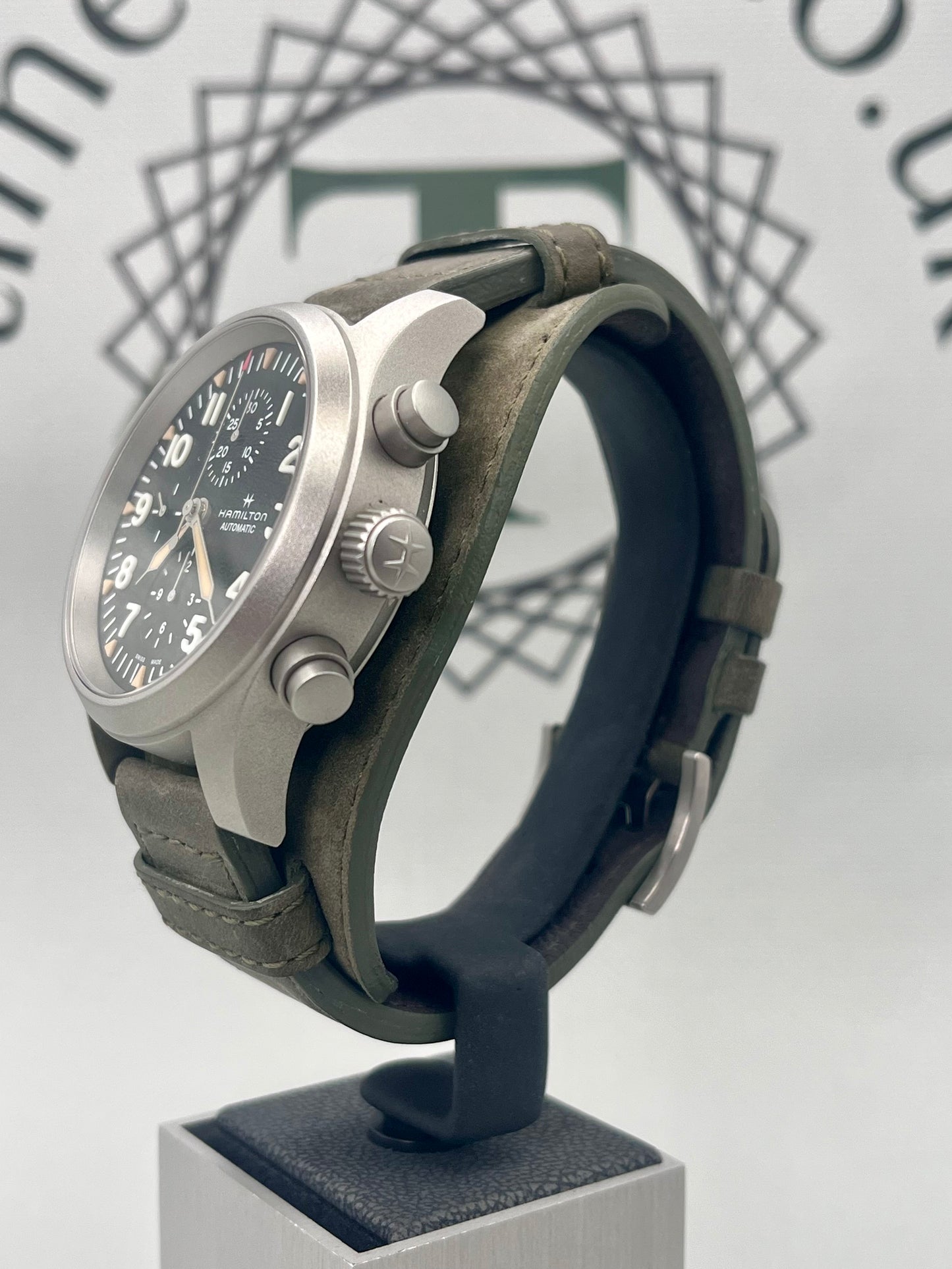 2023 Hamilton Khaki Field H717060 Chrono Automatic 44mm Full Set Immaculate