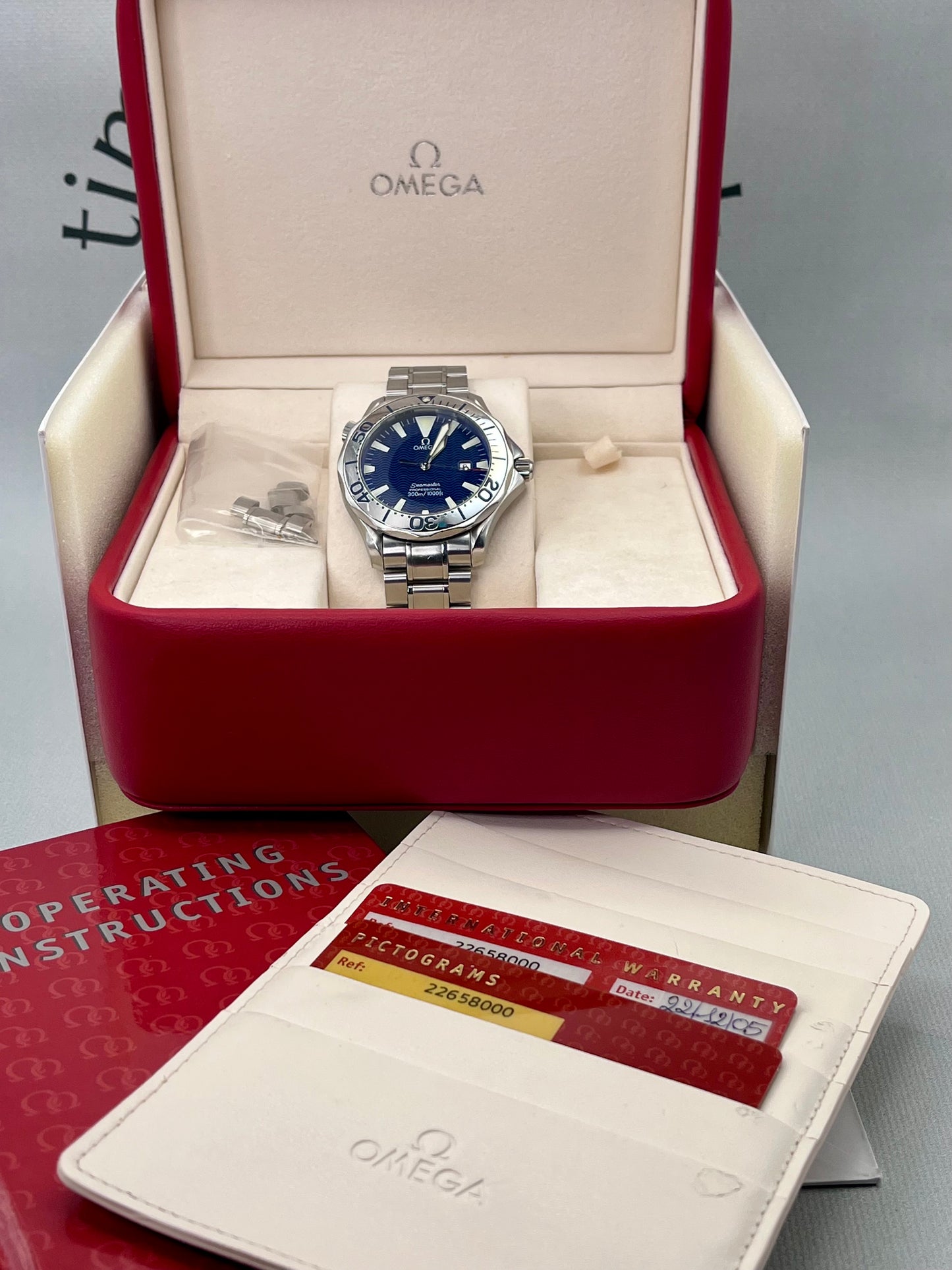 Omega Seamaster 300m 2265.80.00 41mm Quartz Full Set