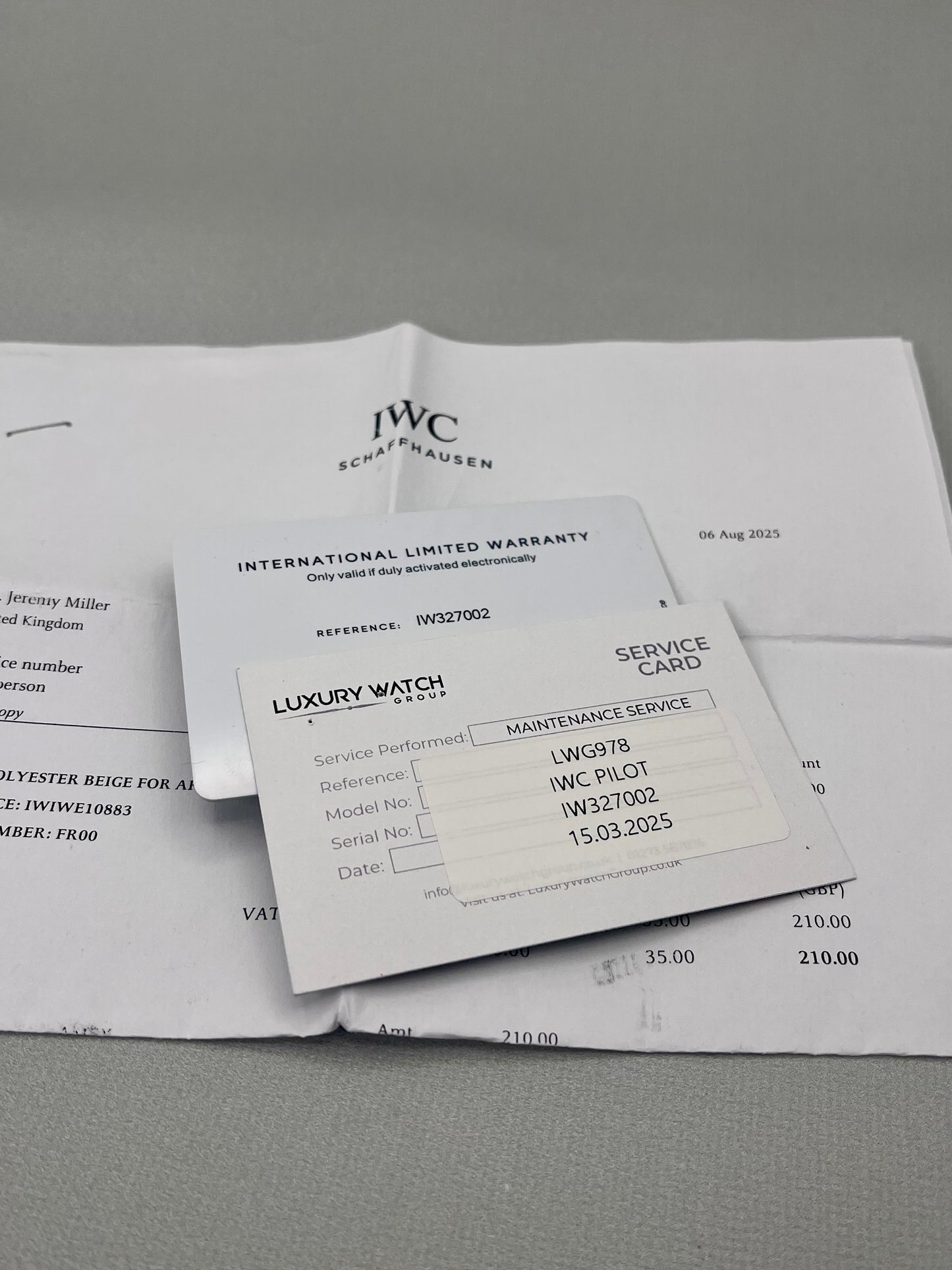 IWC Pilot Mark XVIII 40mm IW327002 Full Set & Serviced 3xStraps
