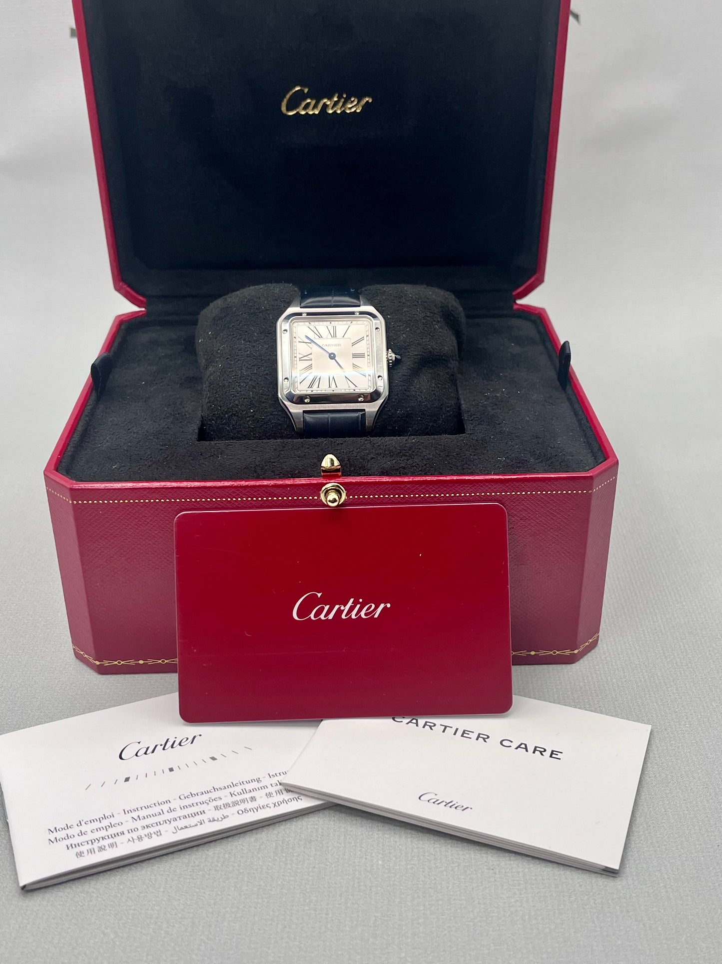 2022 Cartier Santos Dumont WSSA0022 Ref 4240 Full Set