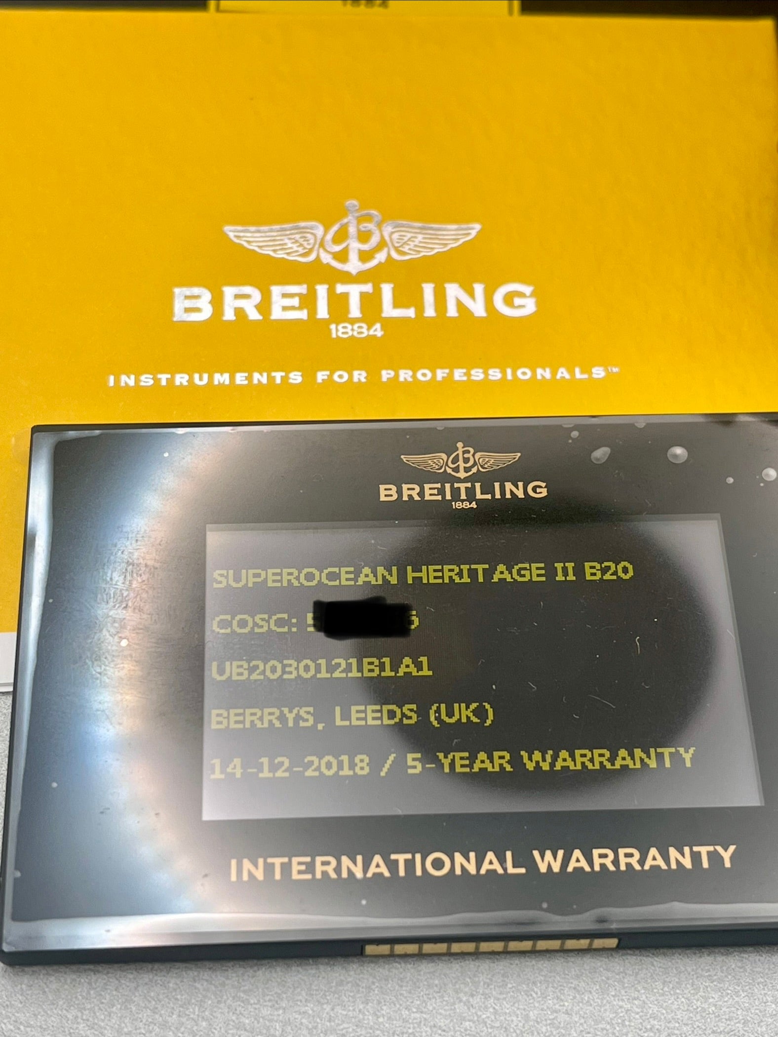 Breitling Superocean Heritage II B20 Auto 44mm S&G UB2030 Full Set