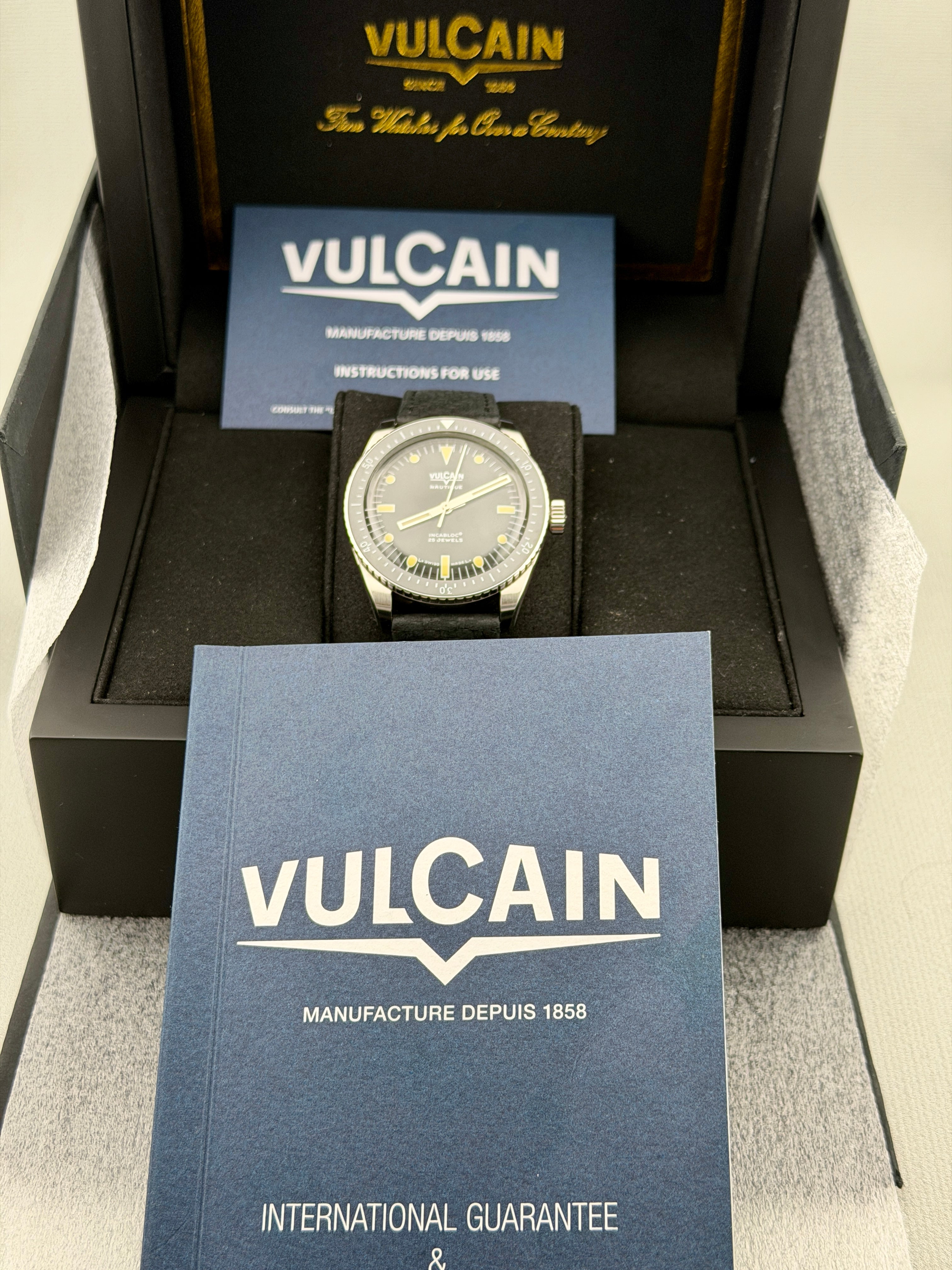 2025 Vulcain Skindiver Nautique Auto 38mm Full Set Part X/Finance Poss