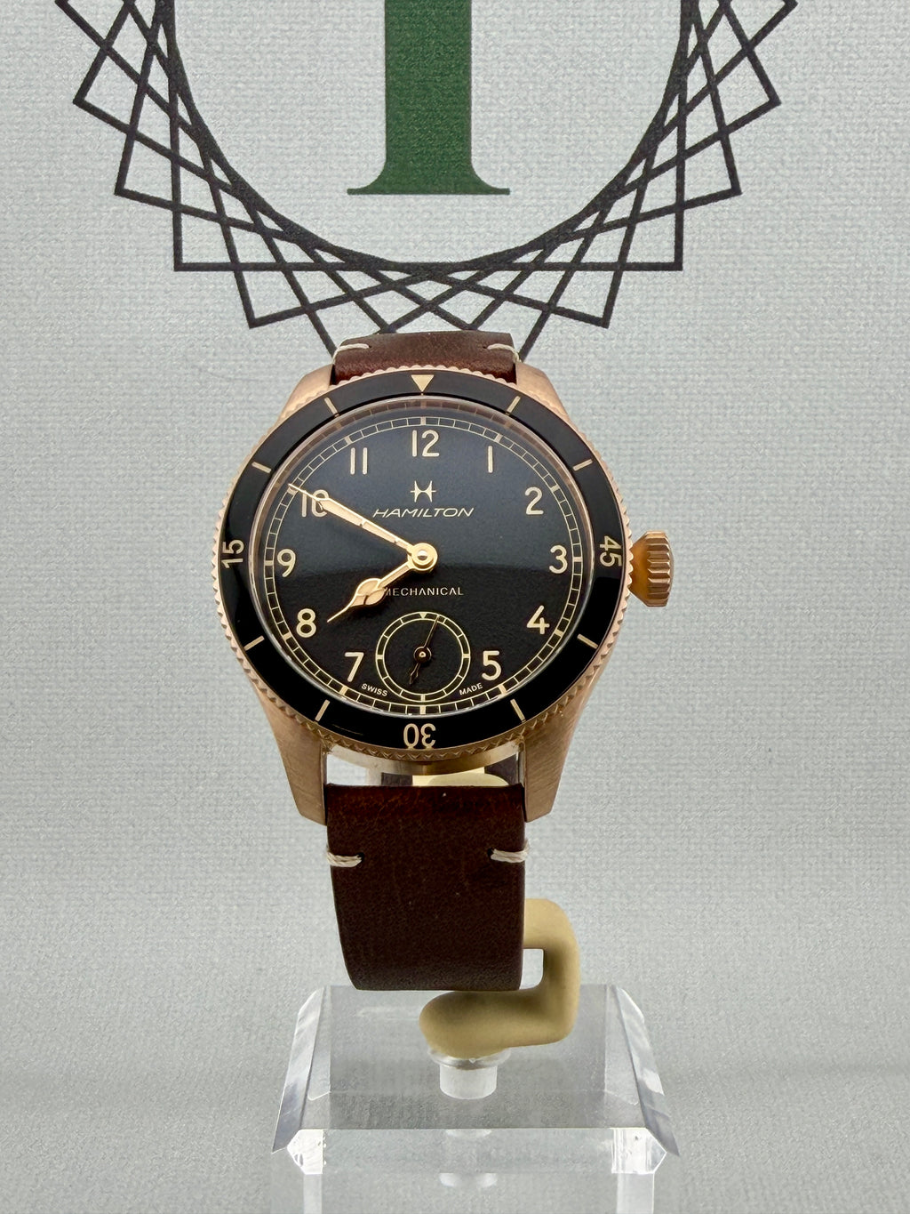2022 Hamilton Khaki Mechanical Bronze 43mm H76709530 Mint Condition