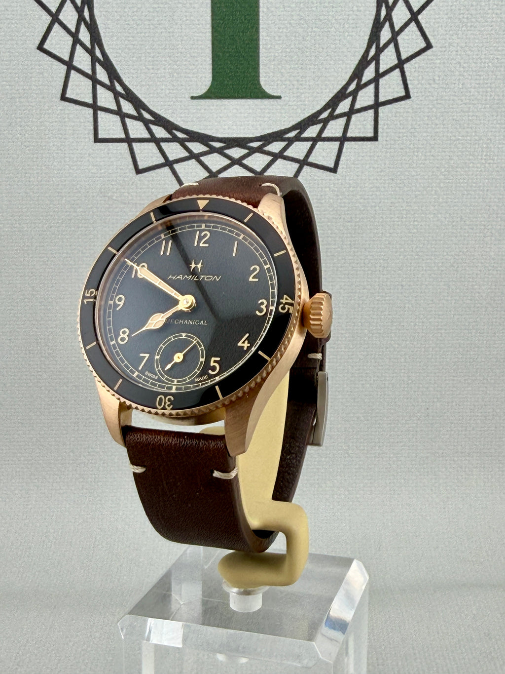 2022 Hamilton Khaki Mechanical Bronze 43mm H76709530 Mint Condition